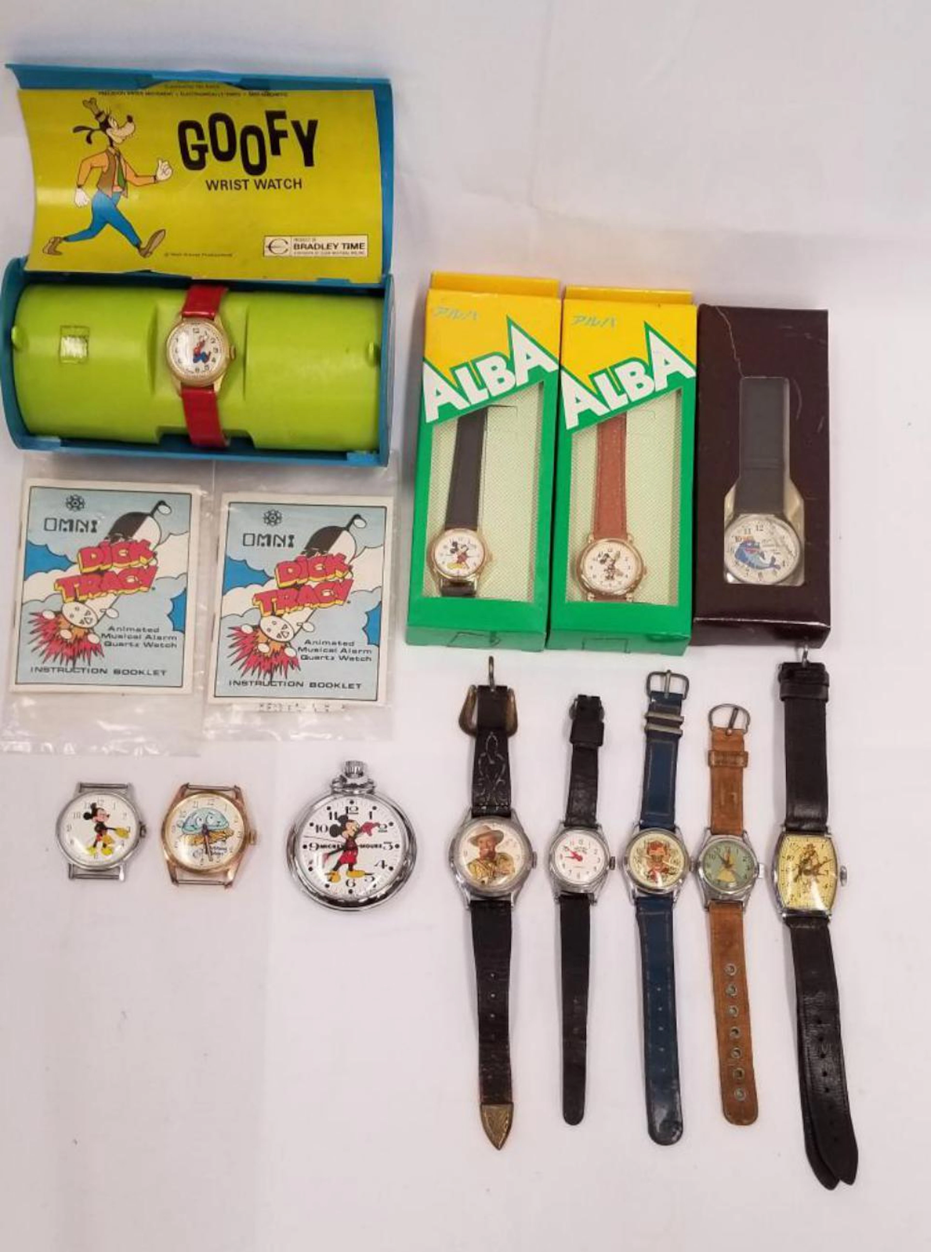Assorted Character Wristwatch Lot