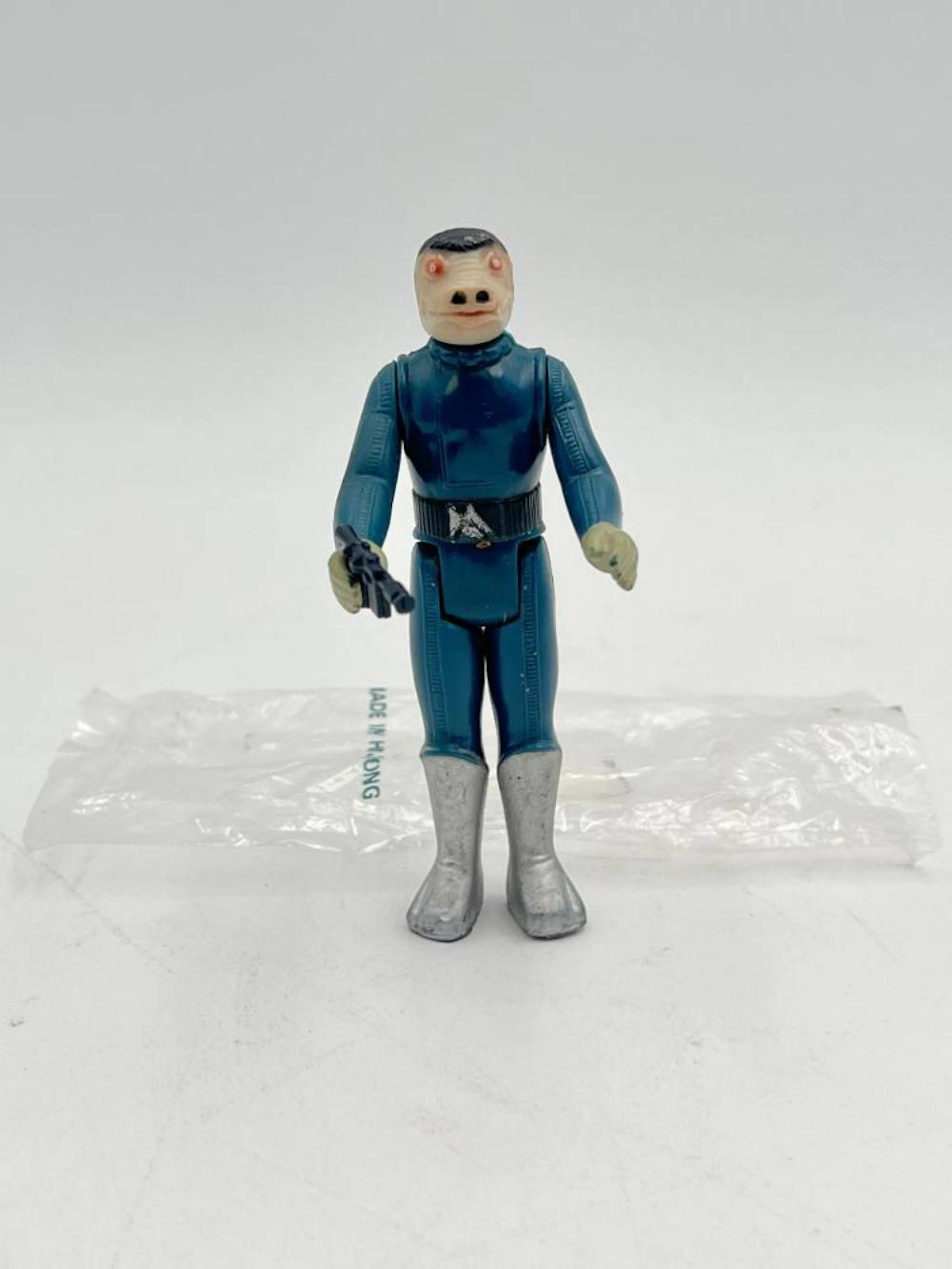 1978 Star Wars Blue Snaggletooth Toe Dent, Loose