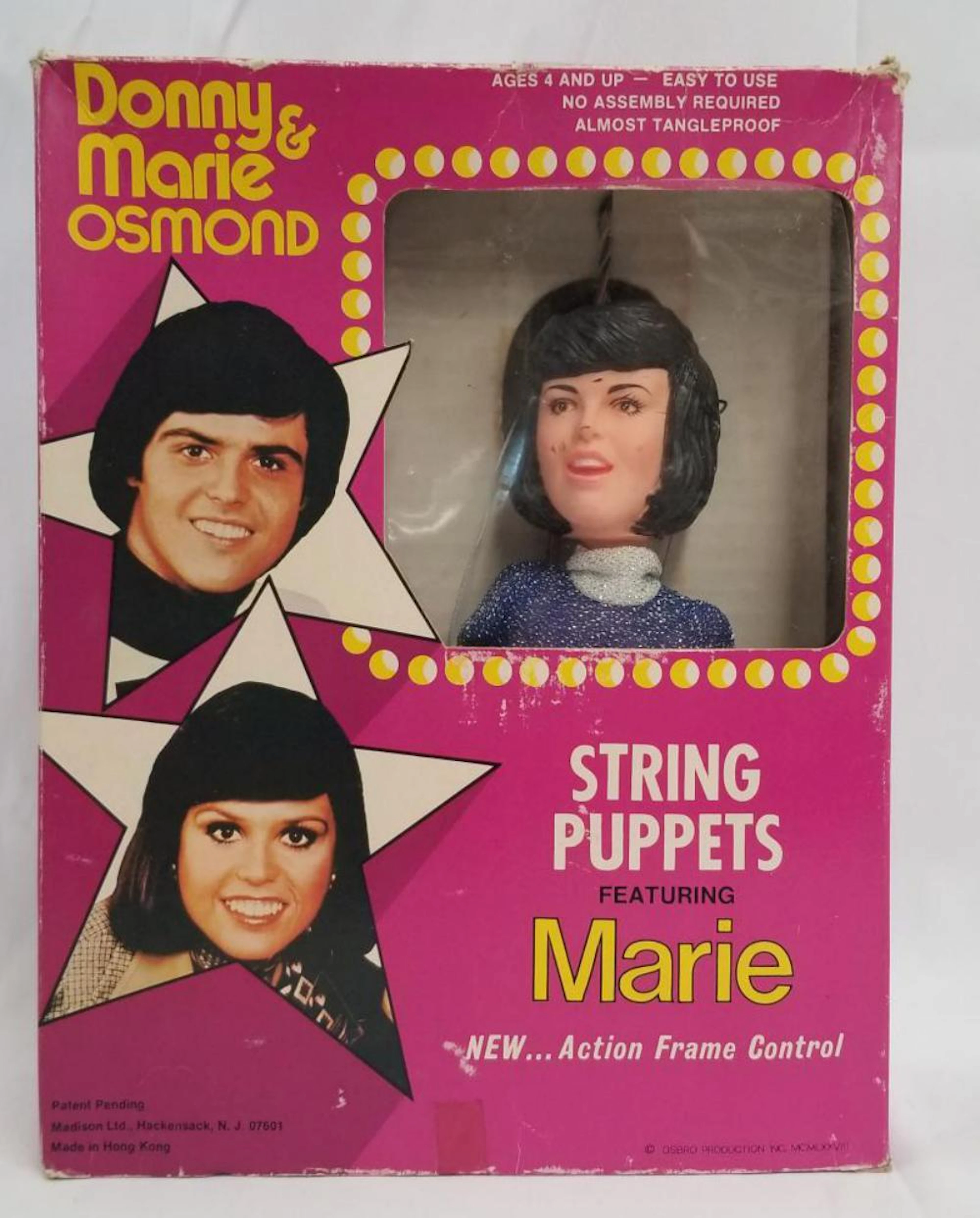 1978 Boxed Marie Osmond String Puppet
