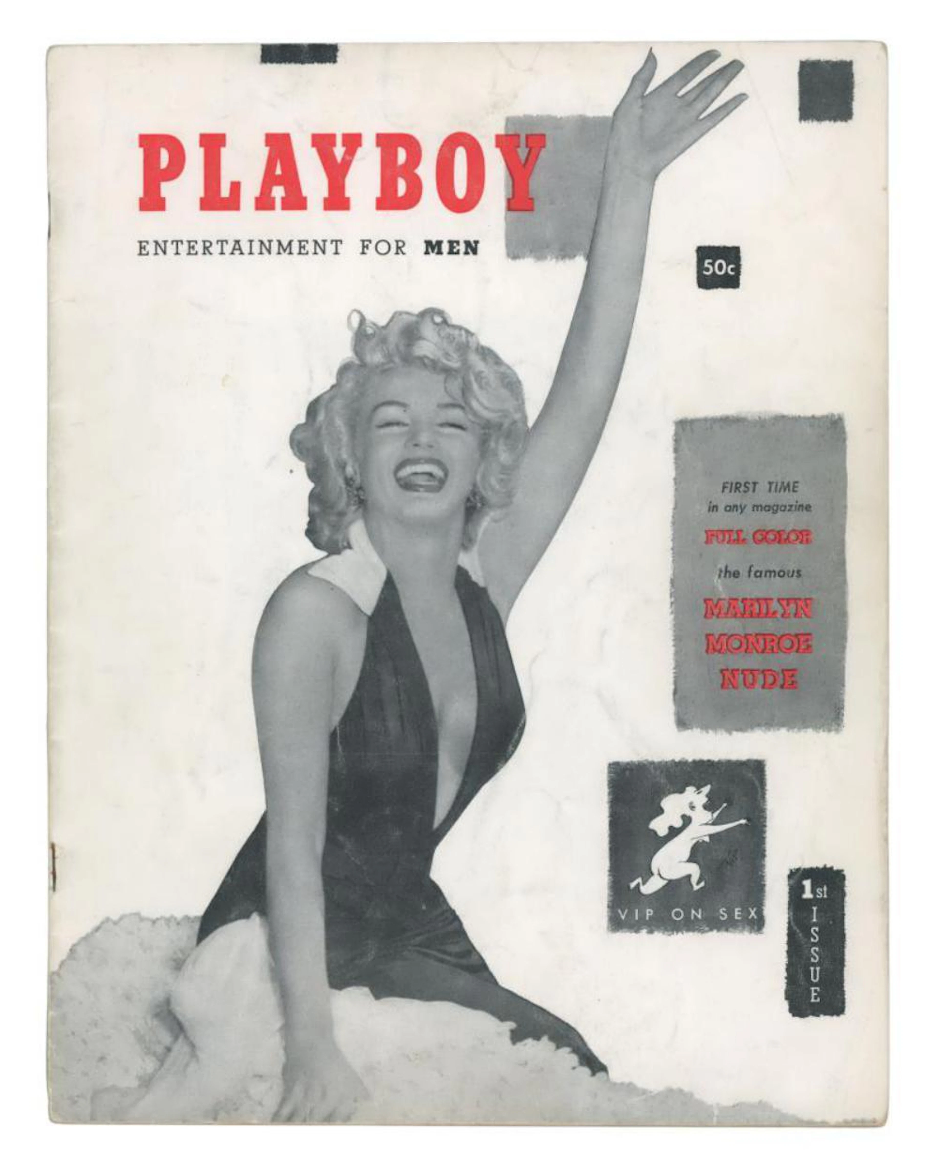 1953 Playboy Magazine #1, Marilyn Monroe Cover