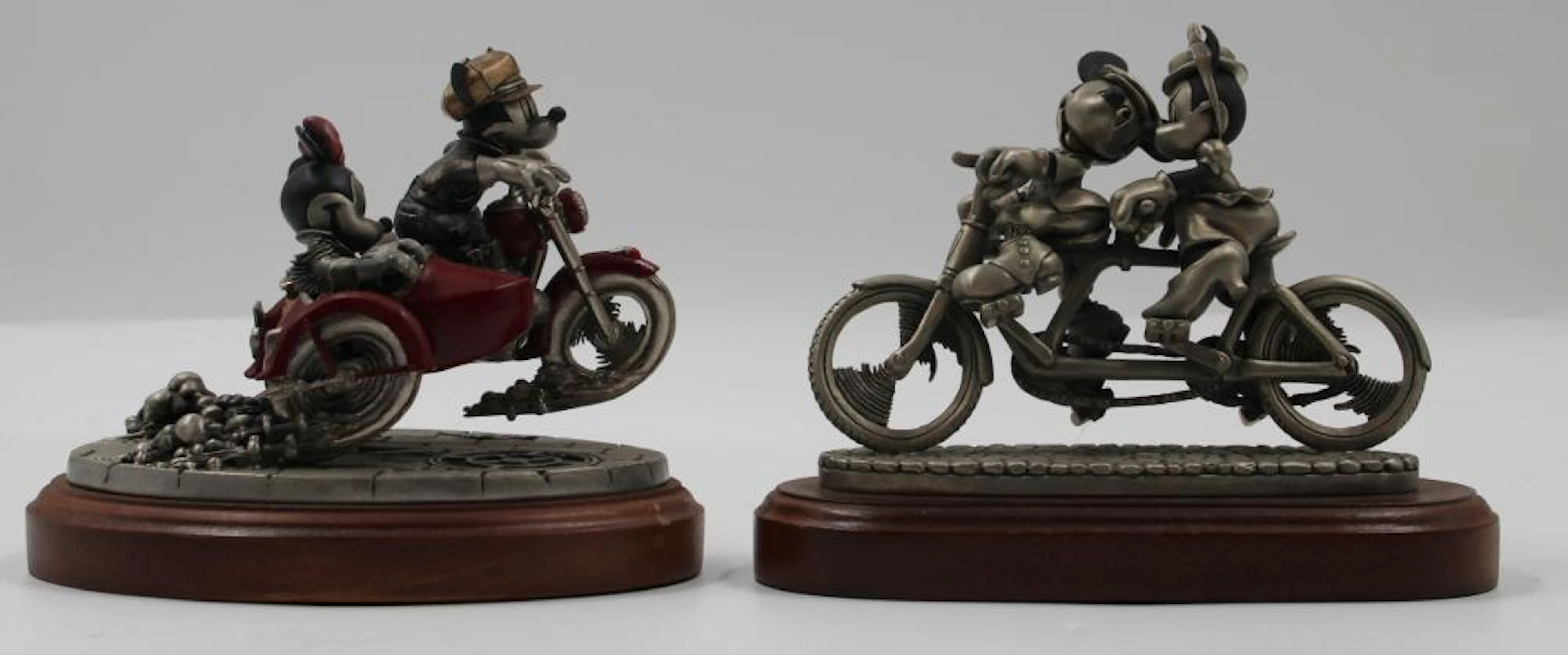(2) Disney Chilmark Figurines Pewter & MetalArt