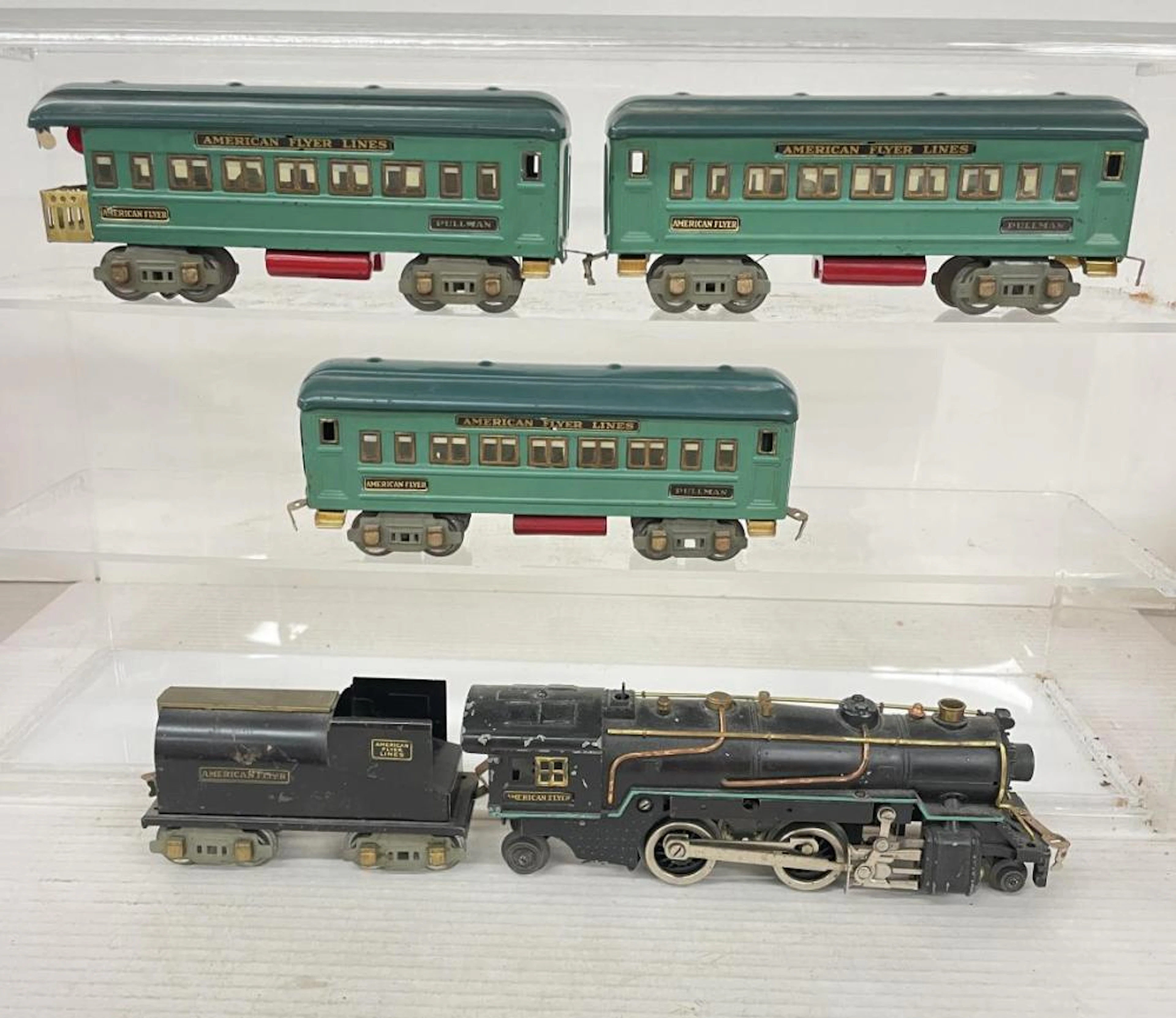 5pc 1932 American Flyer Steam Passenger Set