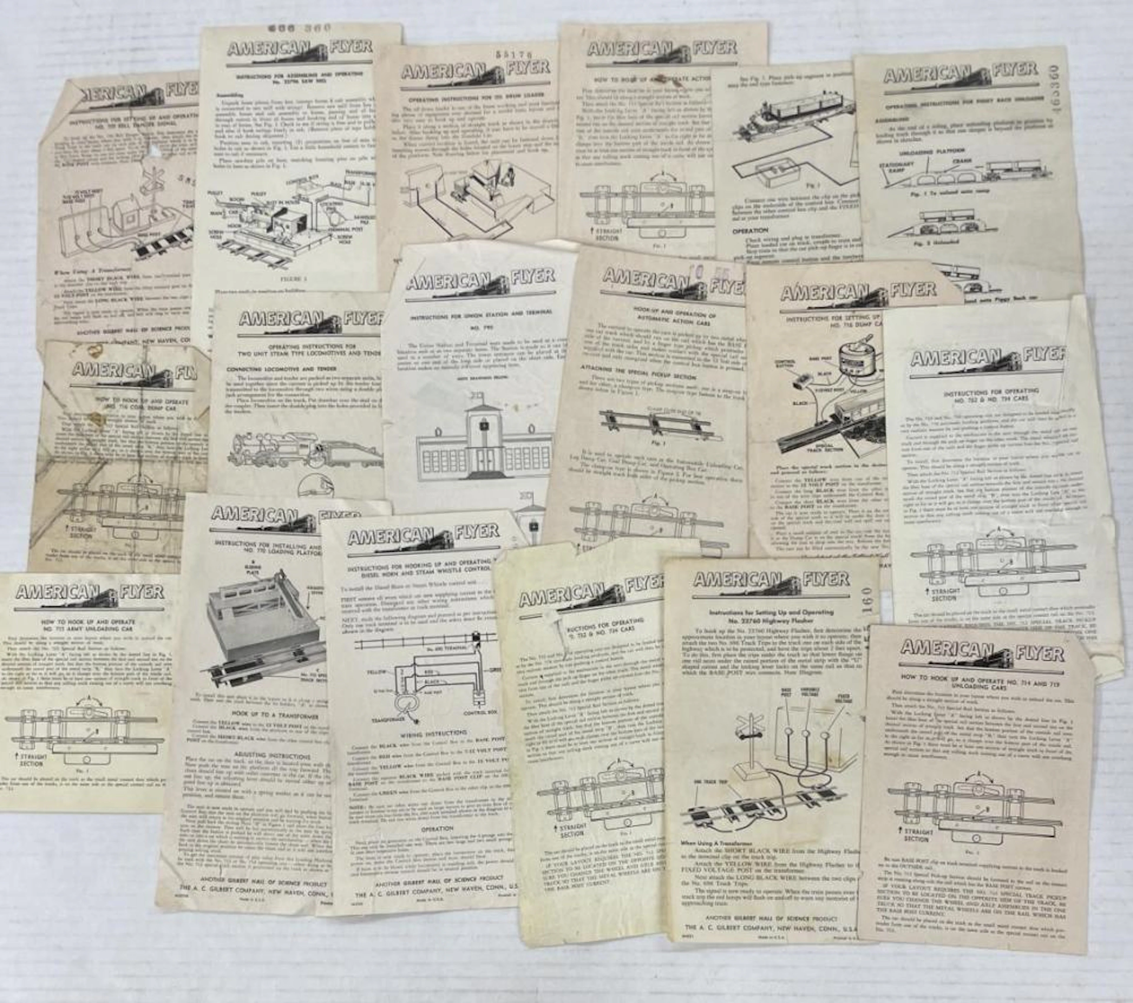 60+ American Flyer Instruction Sheets & Booklets
