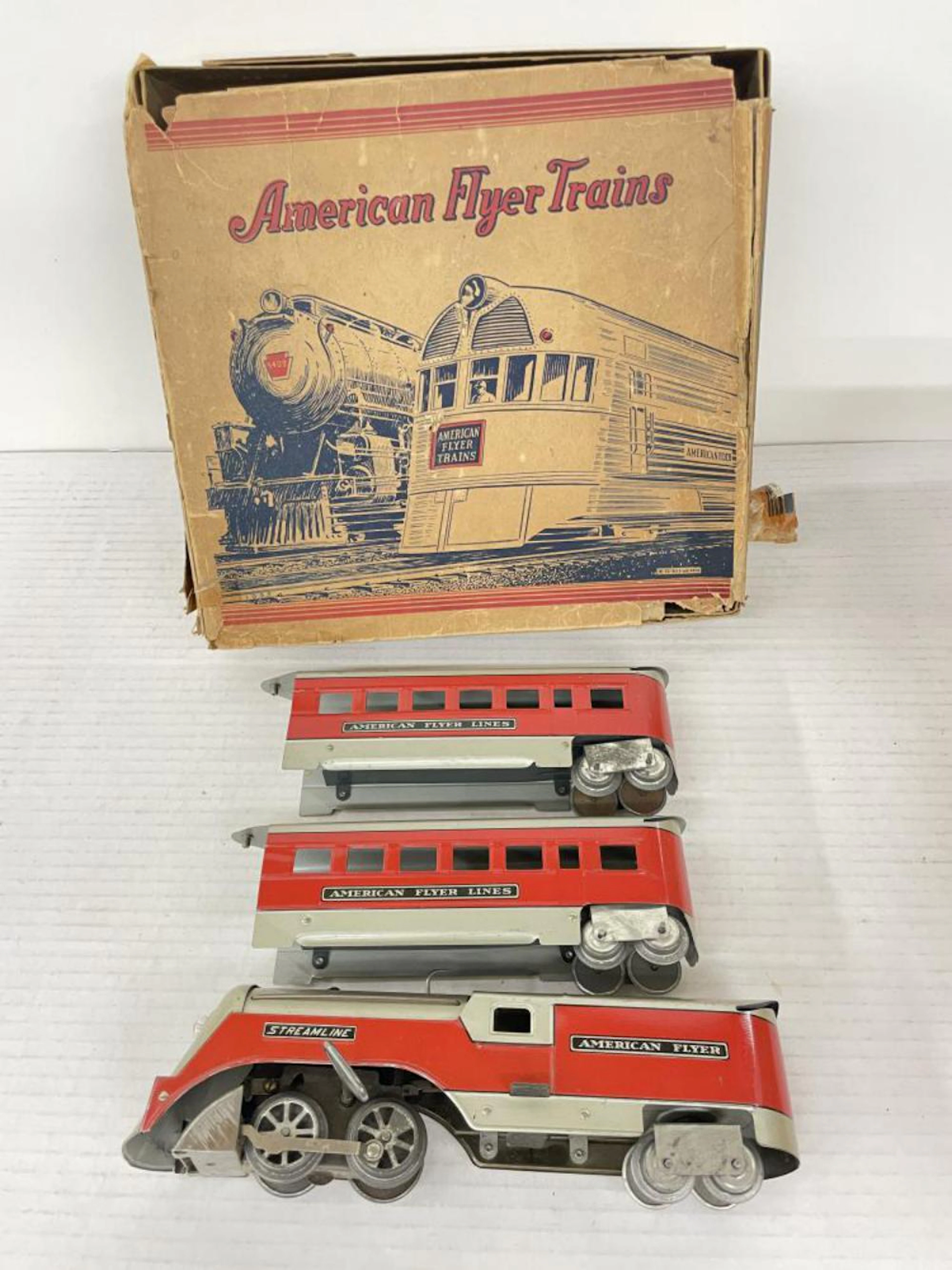 Boxed American Flyer Mini HA-HA Streamliner