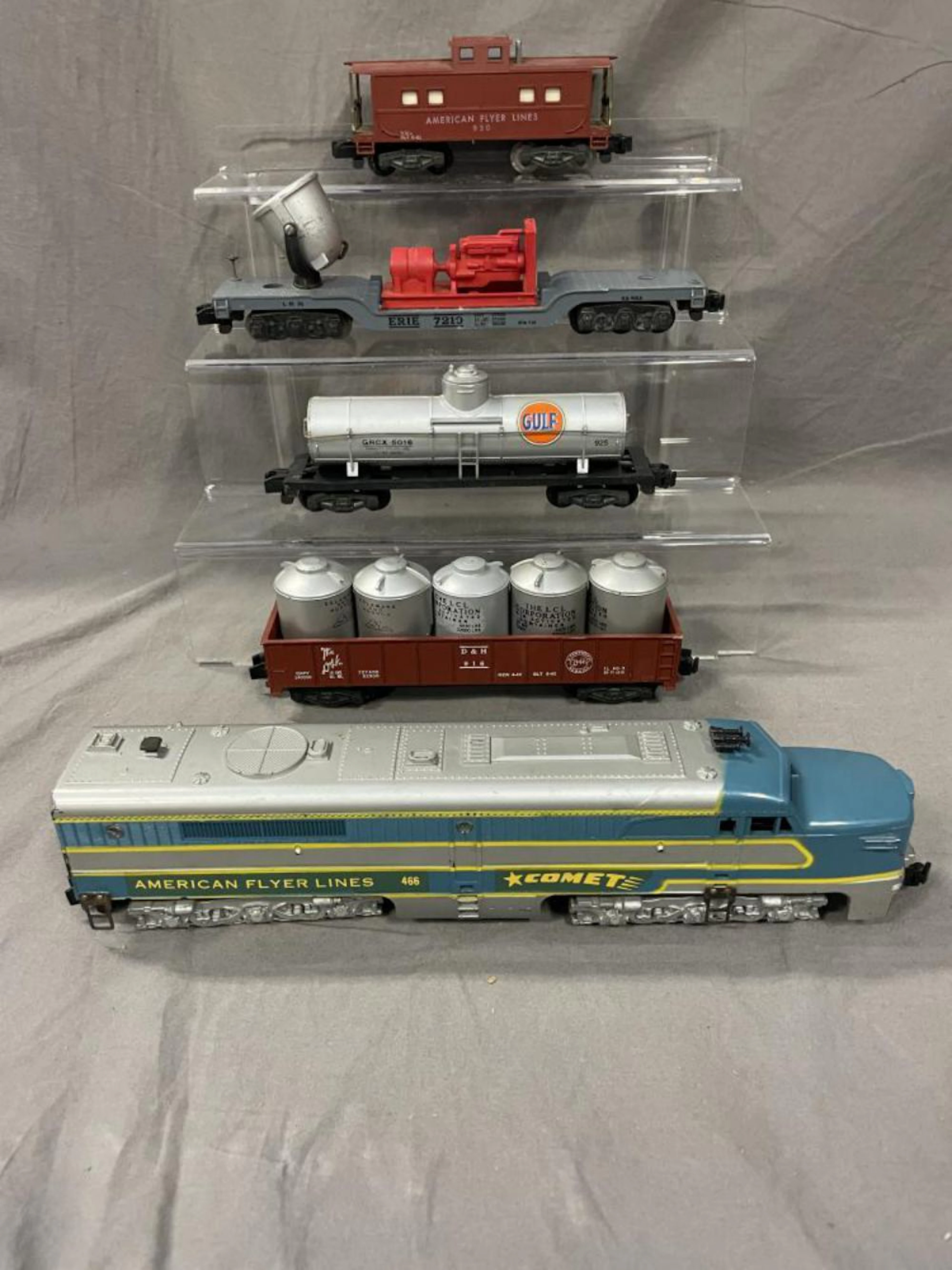 5pc American Flyer Diesel Freight Set