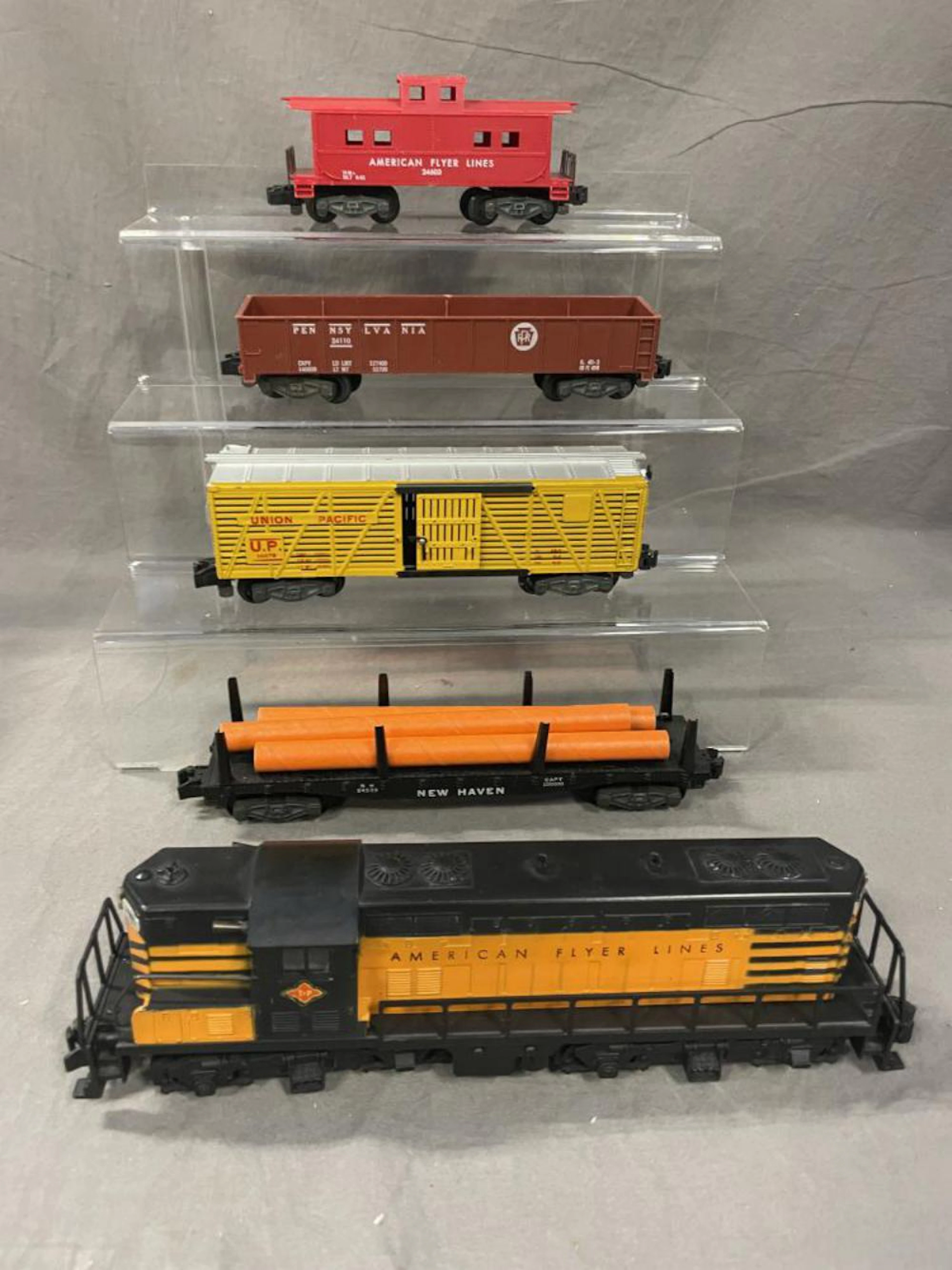 5pc American Flyer 5-Digit Diesel Freight