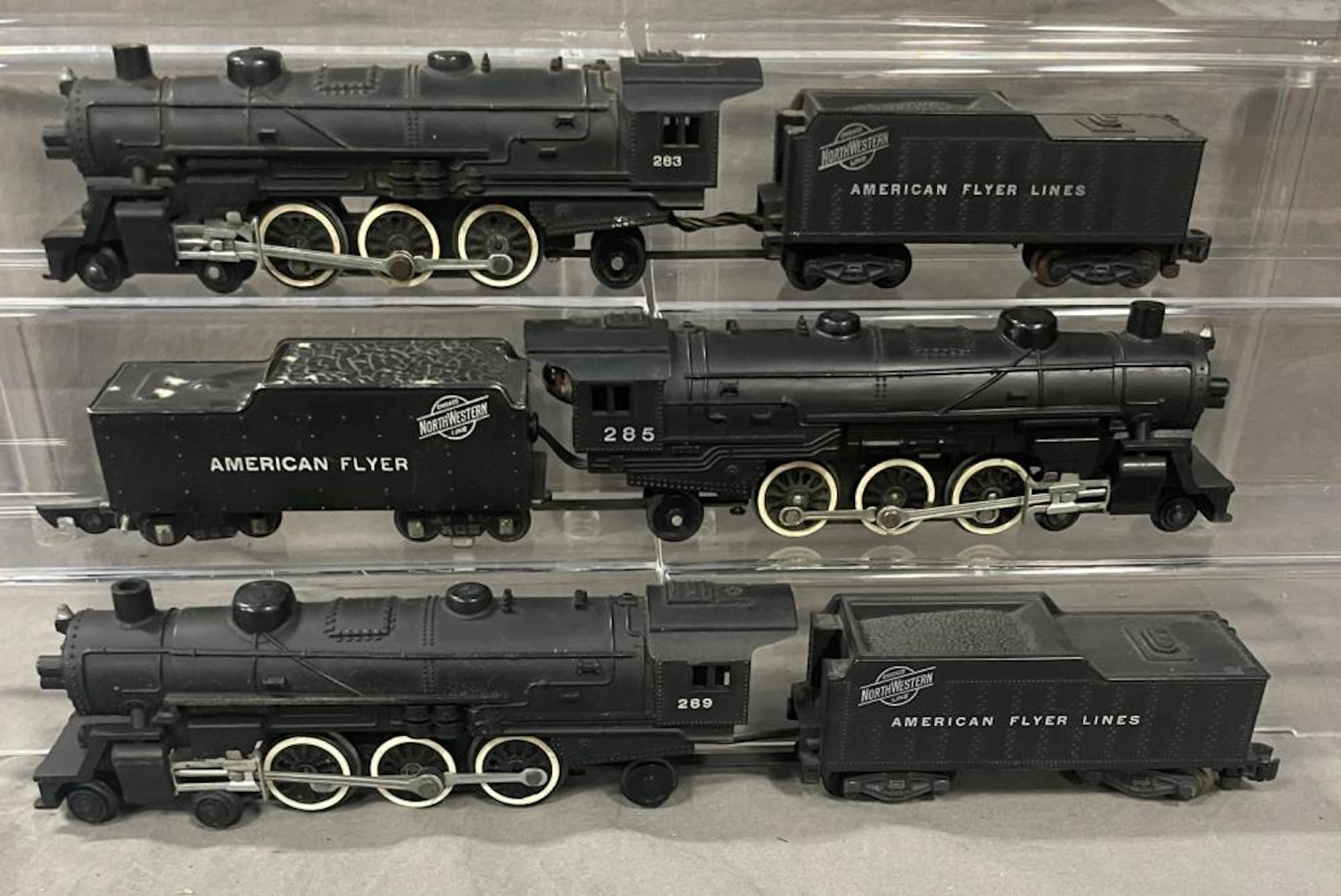 3 American Flyer Pacifics