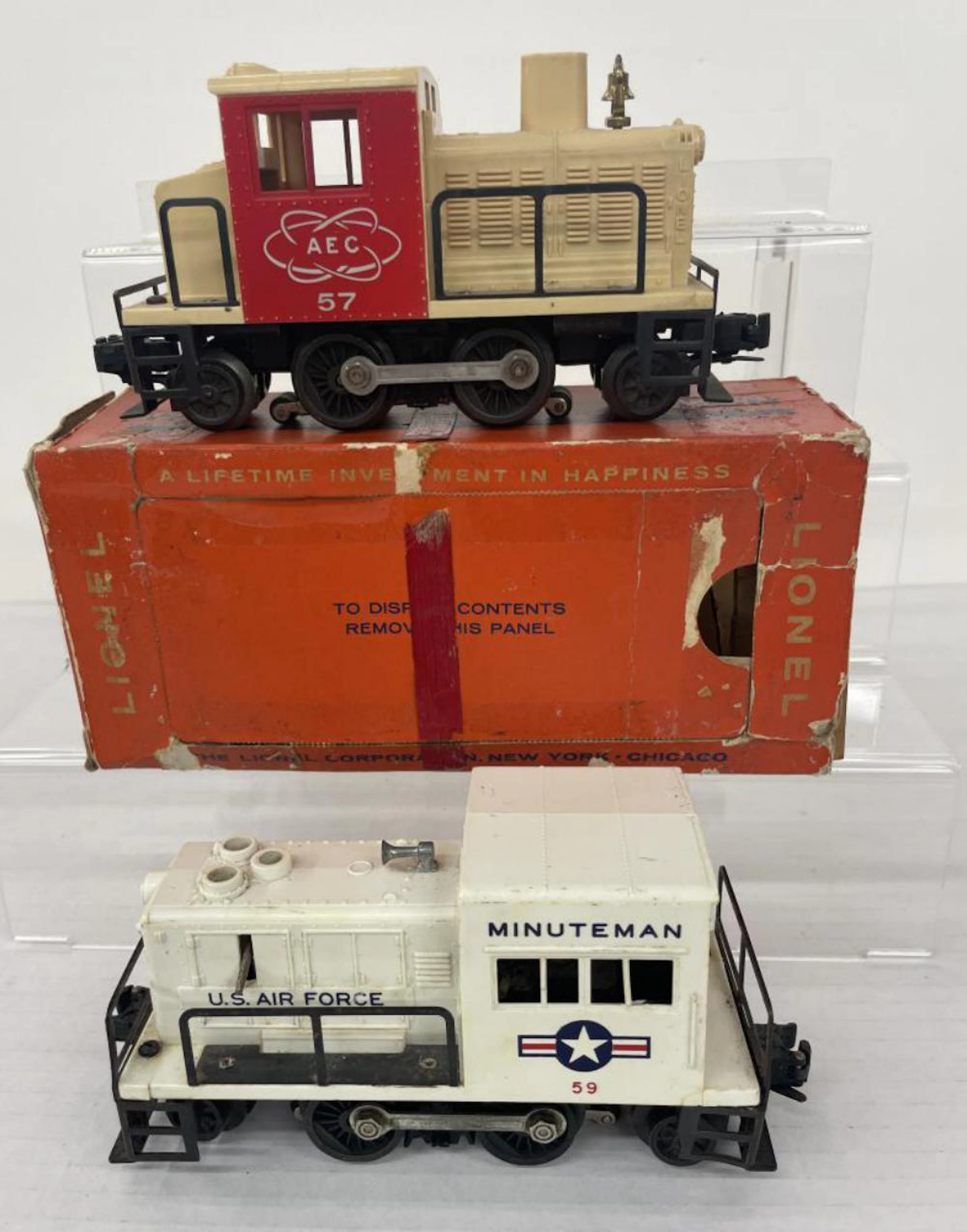 Lionel 59 & Boxed 57 Motorized Units