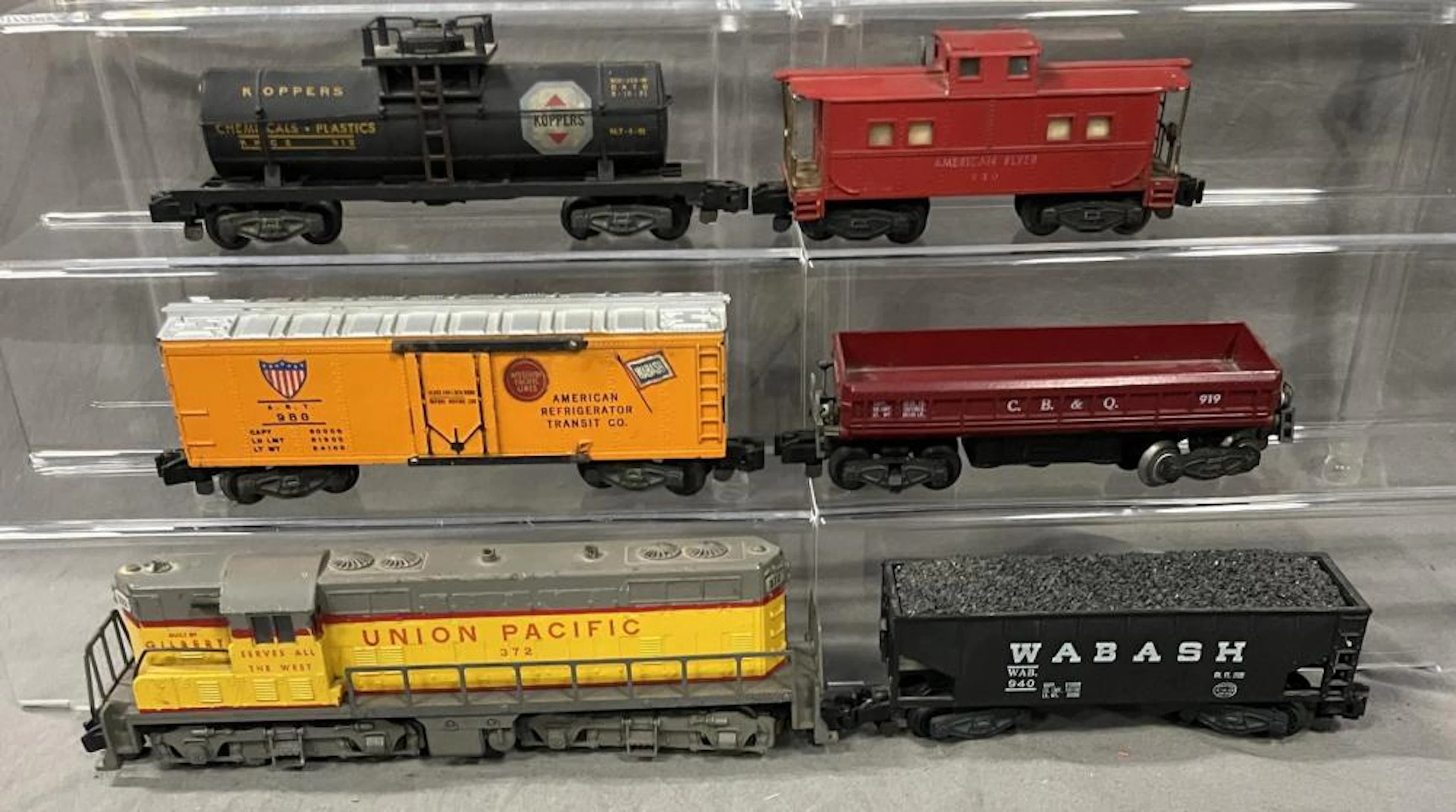 5pc American Flyer Diesel Freight
