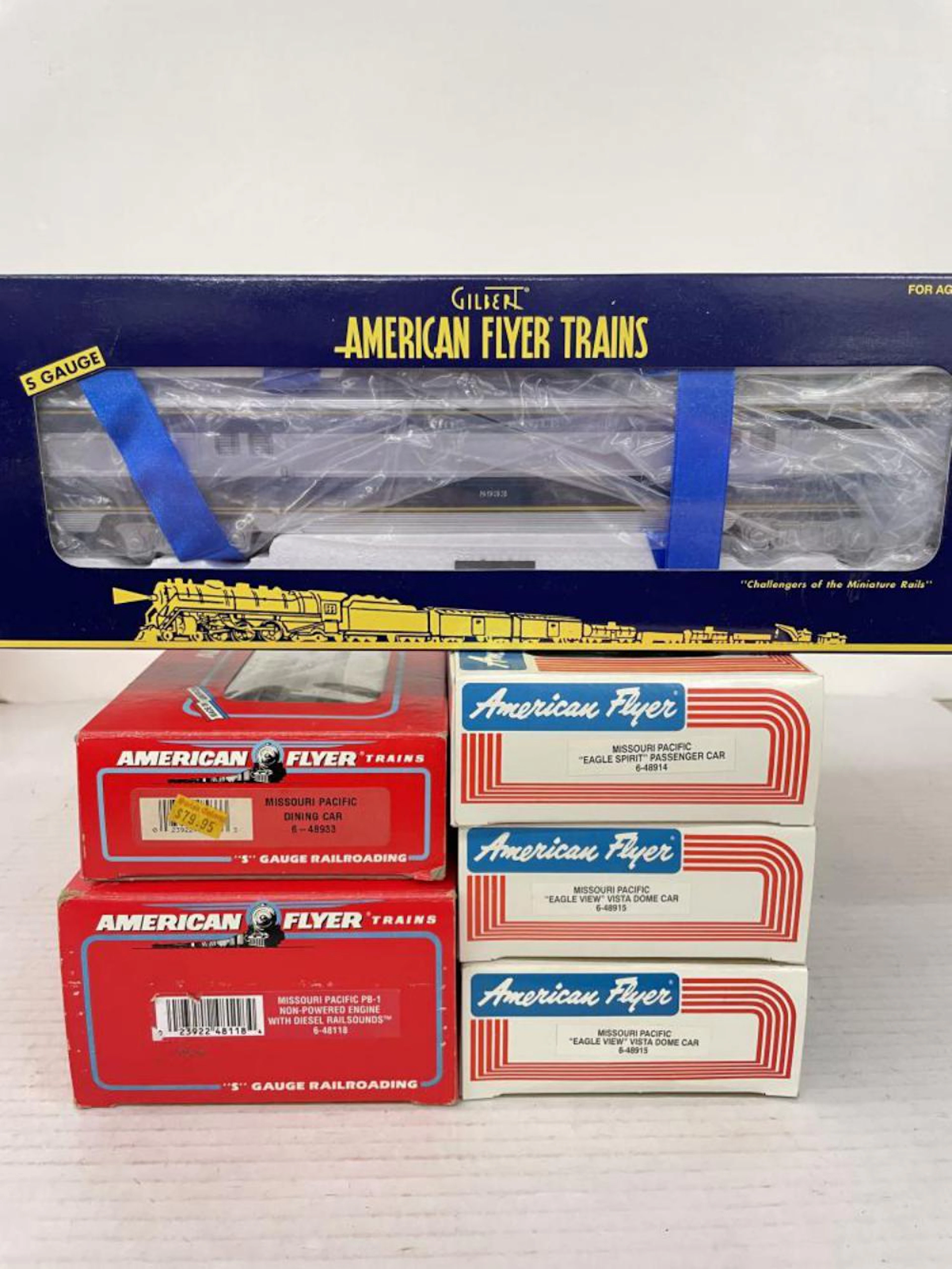 6pc American Flyer Lionel 49601 MP Add-On Trains