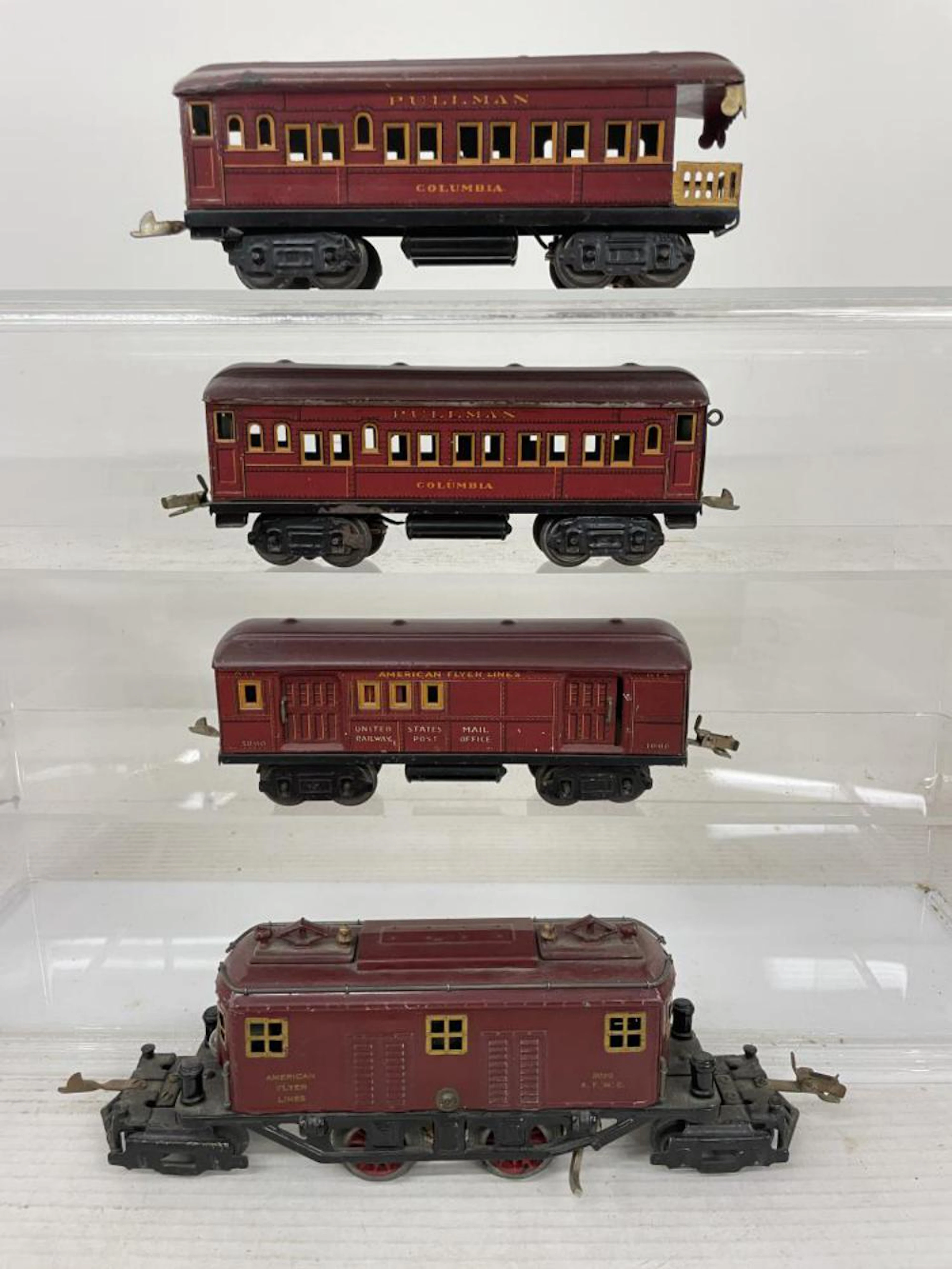 4pc American Flyer Illini Set