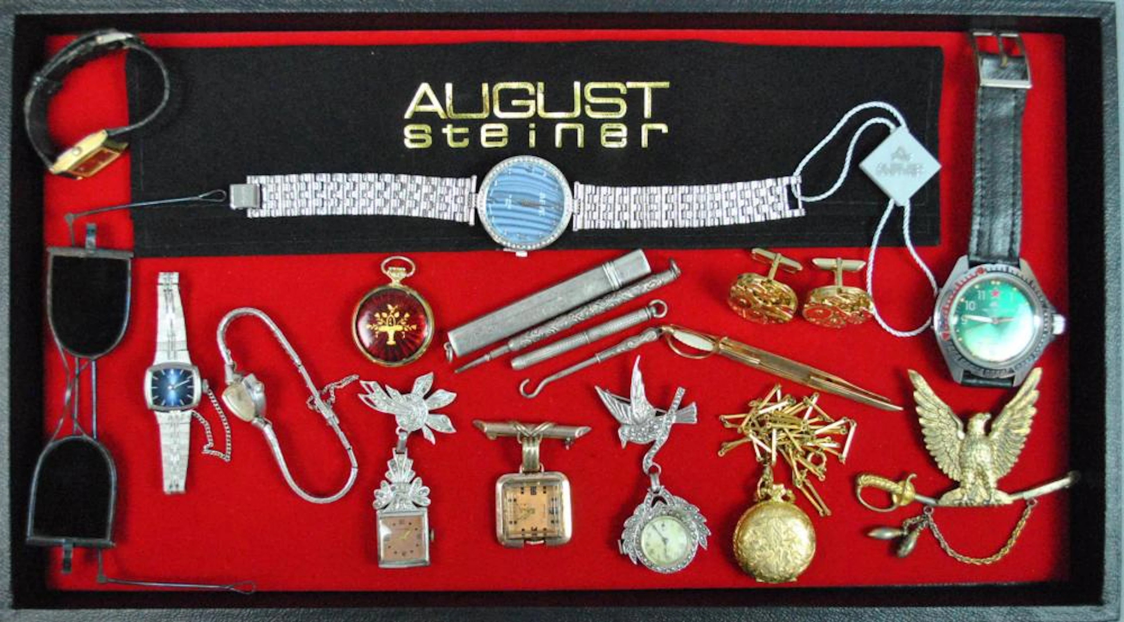 (18) PIECE WATCHES, JEWLERY & ARTICLES GROUP