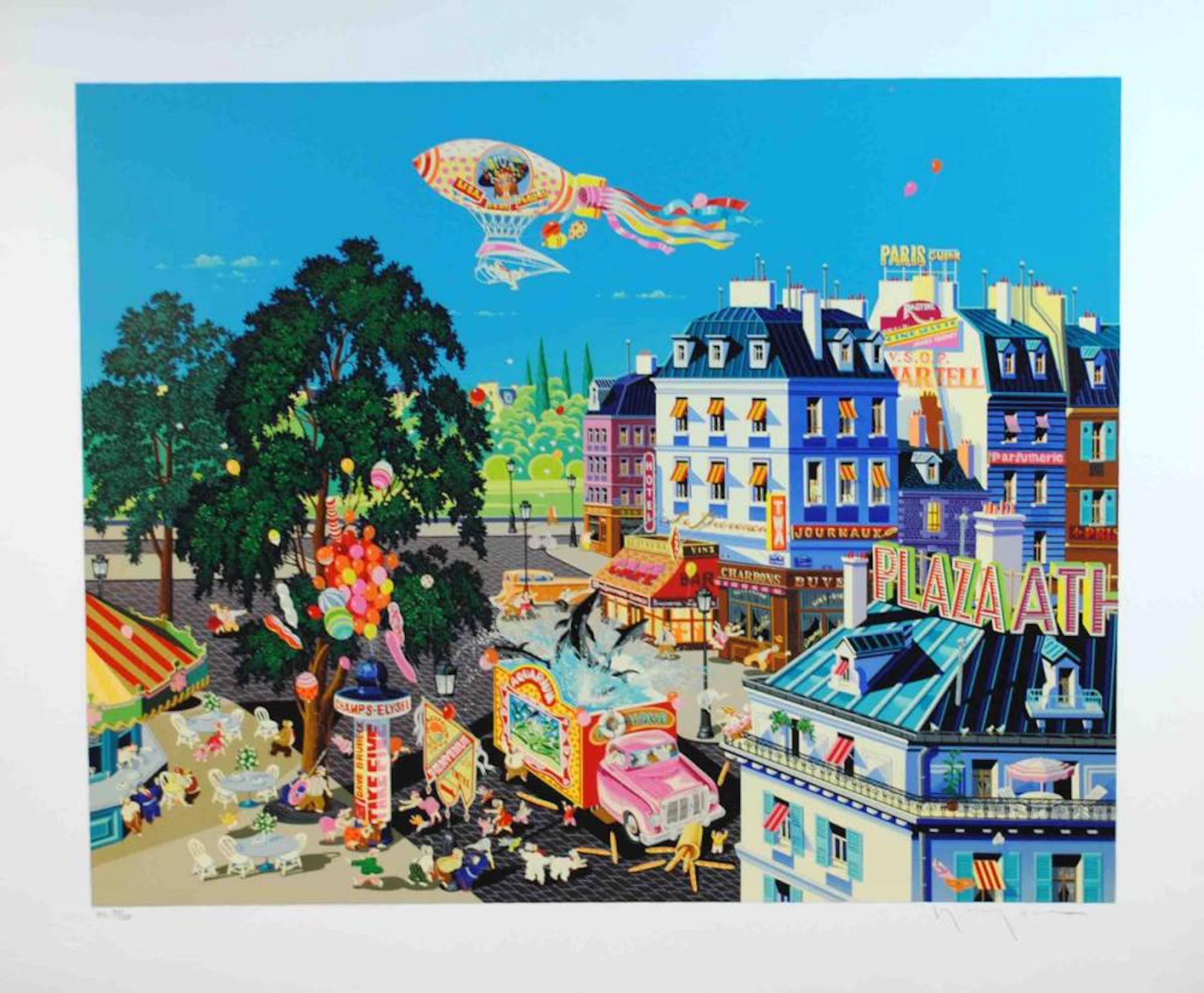 HIRO YAMAGATA SERIGRAPH - AQUARIUM
