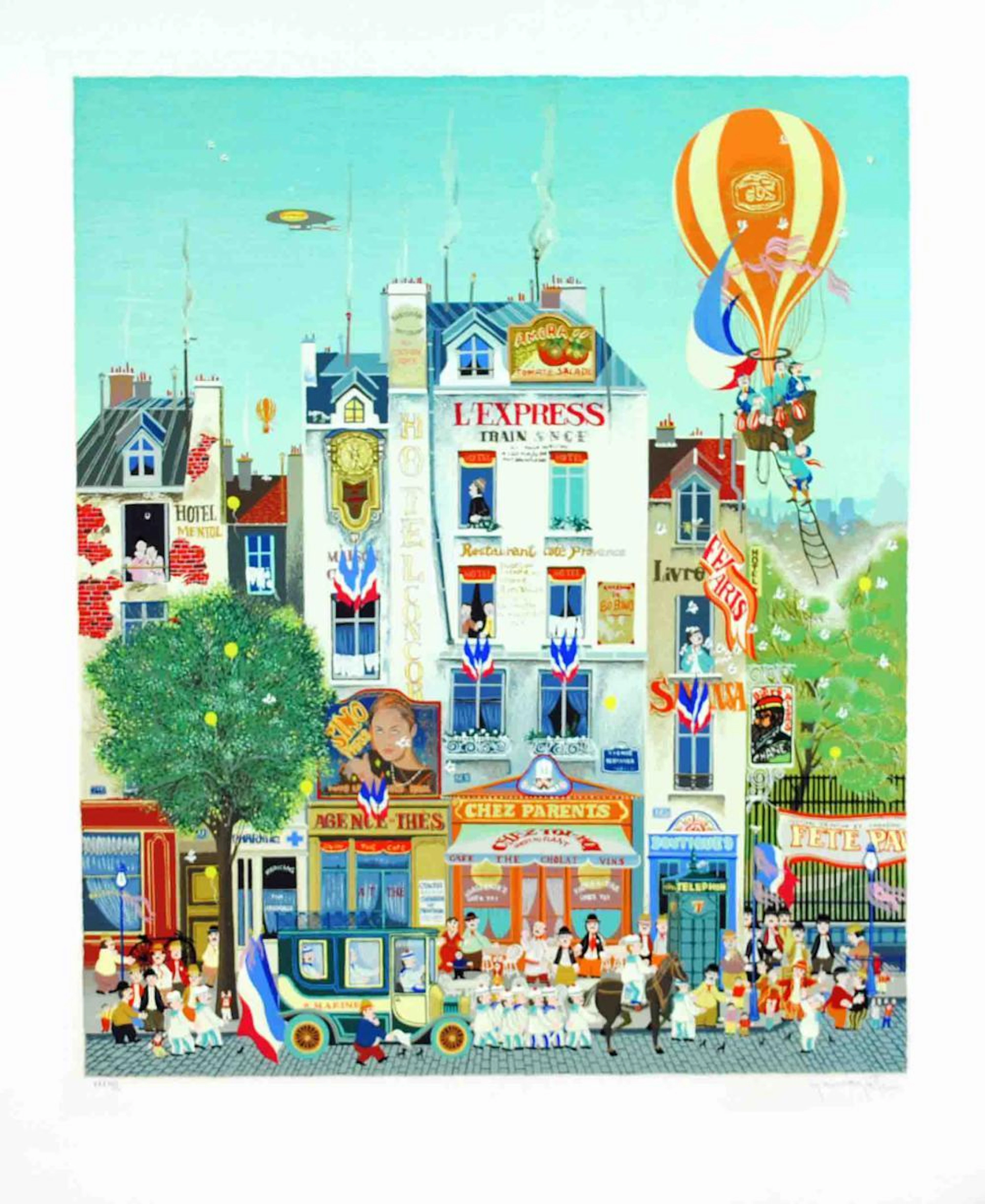 HIRO YAMAGATA SERIGRAPH - HOTEL CONCORDE