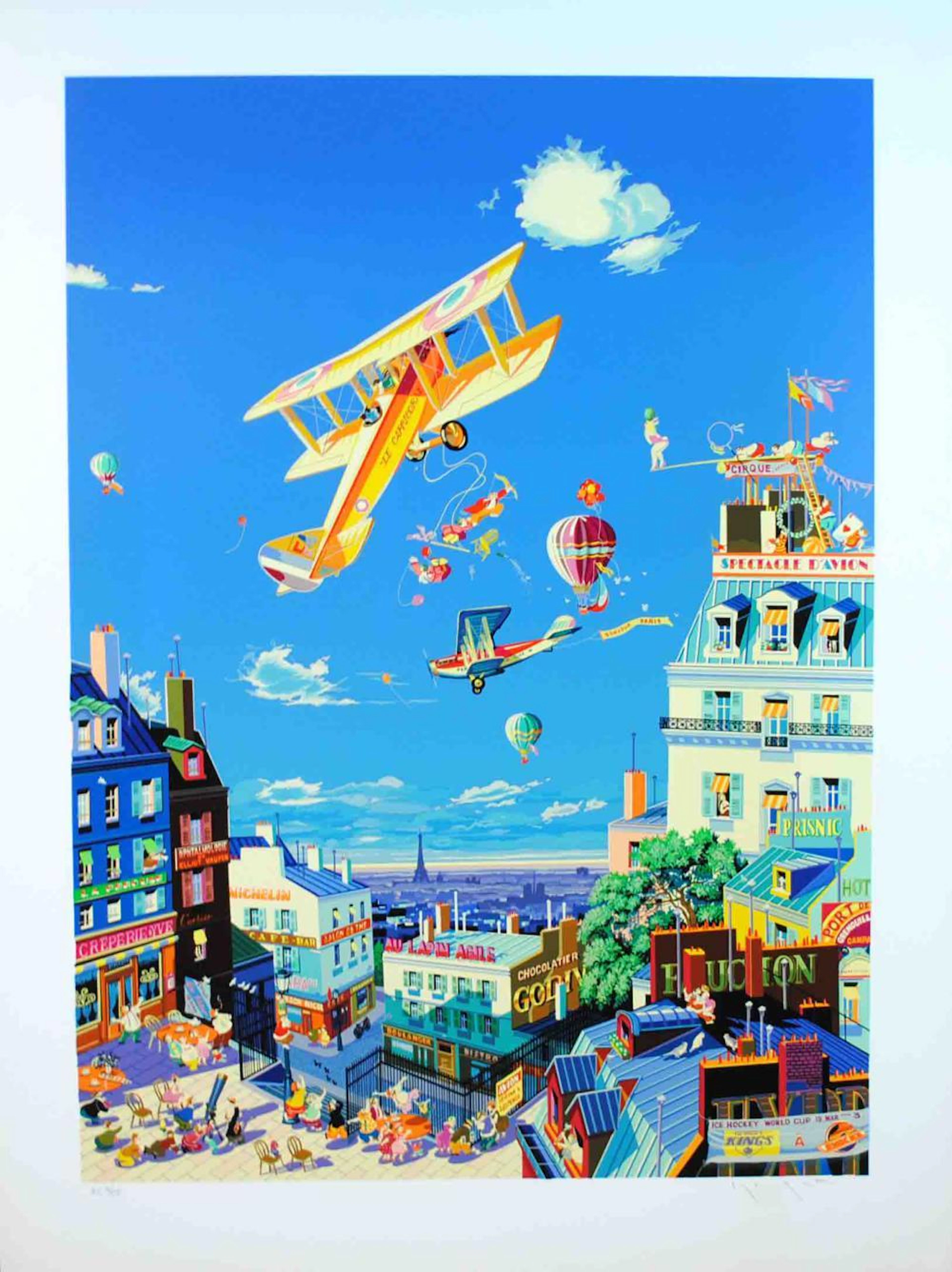 HIRO YAMAGATA SERIGRAPH - AIR SHOW