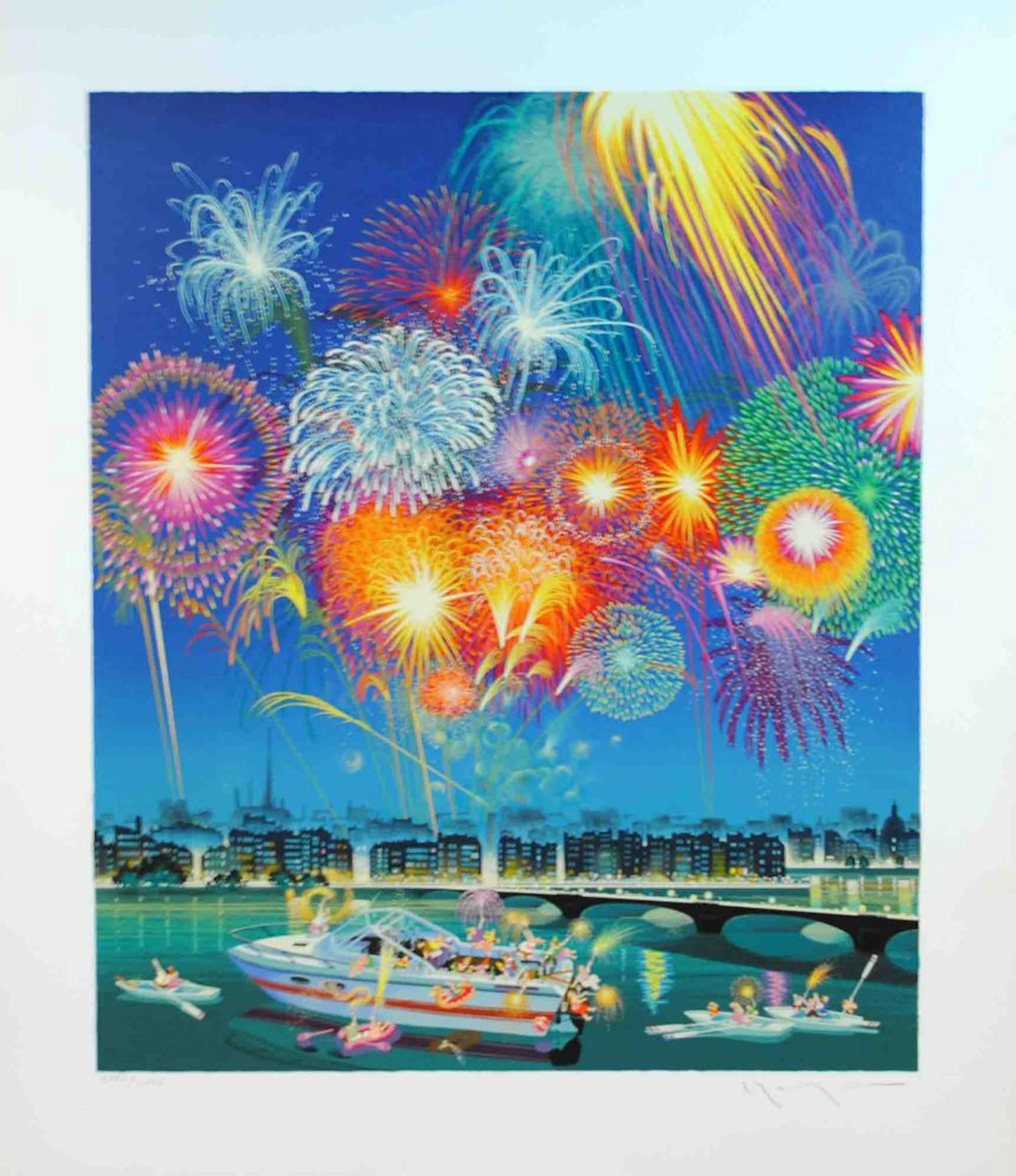 HIRO YAMAGATA SERIGRAPH - CELEBRATIO