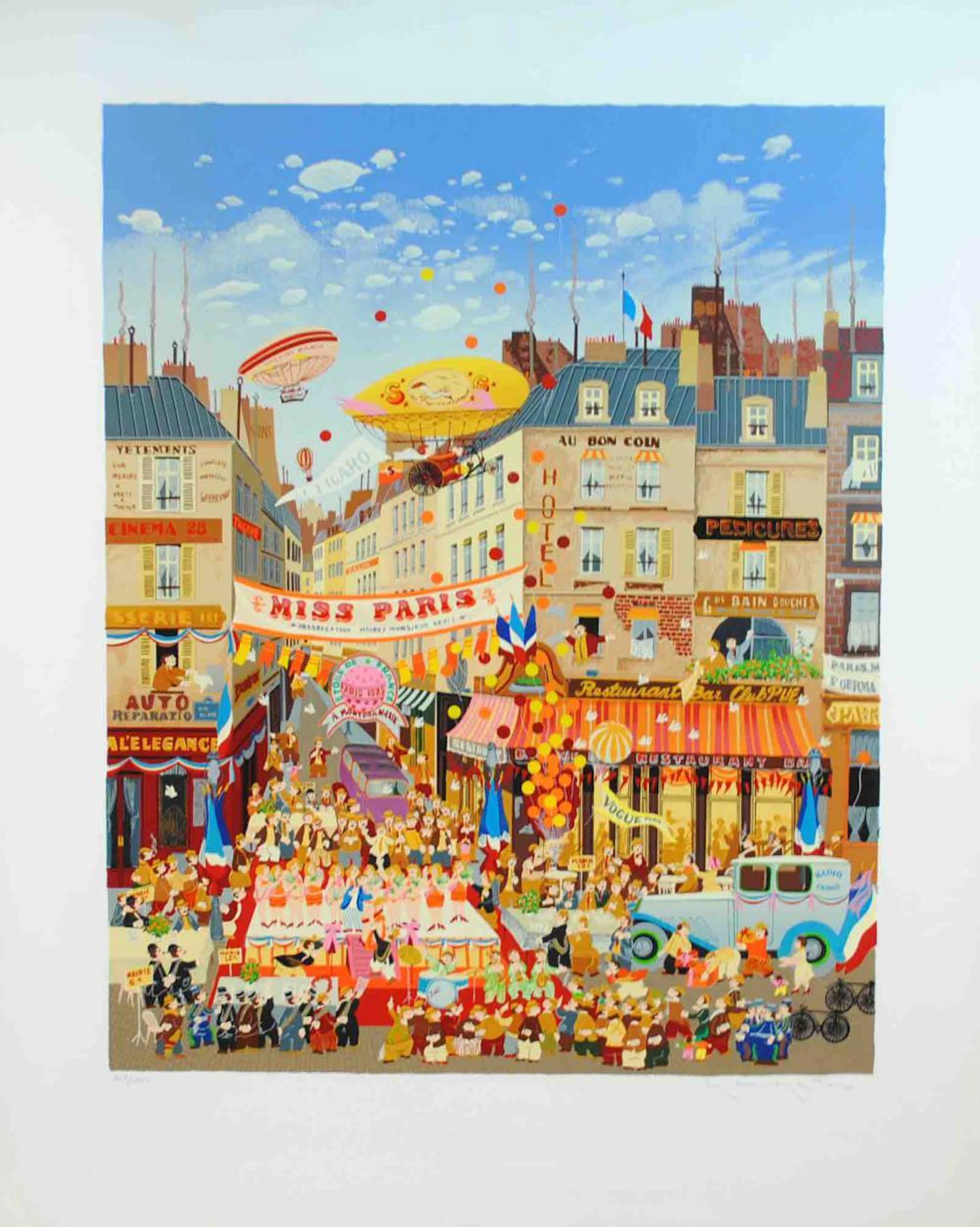 HIRO YAMAGATA SERIGRAPH - MISS PARIS