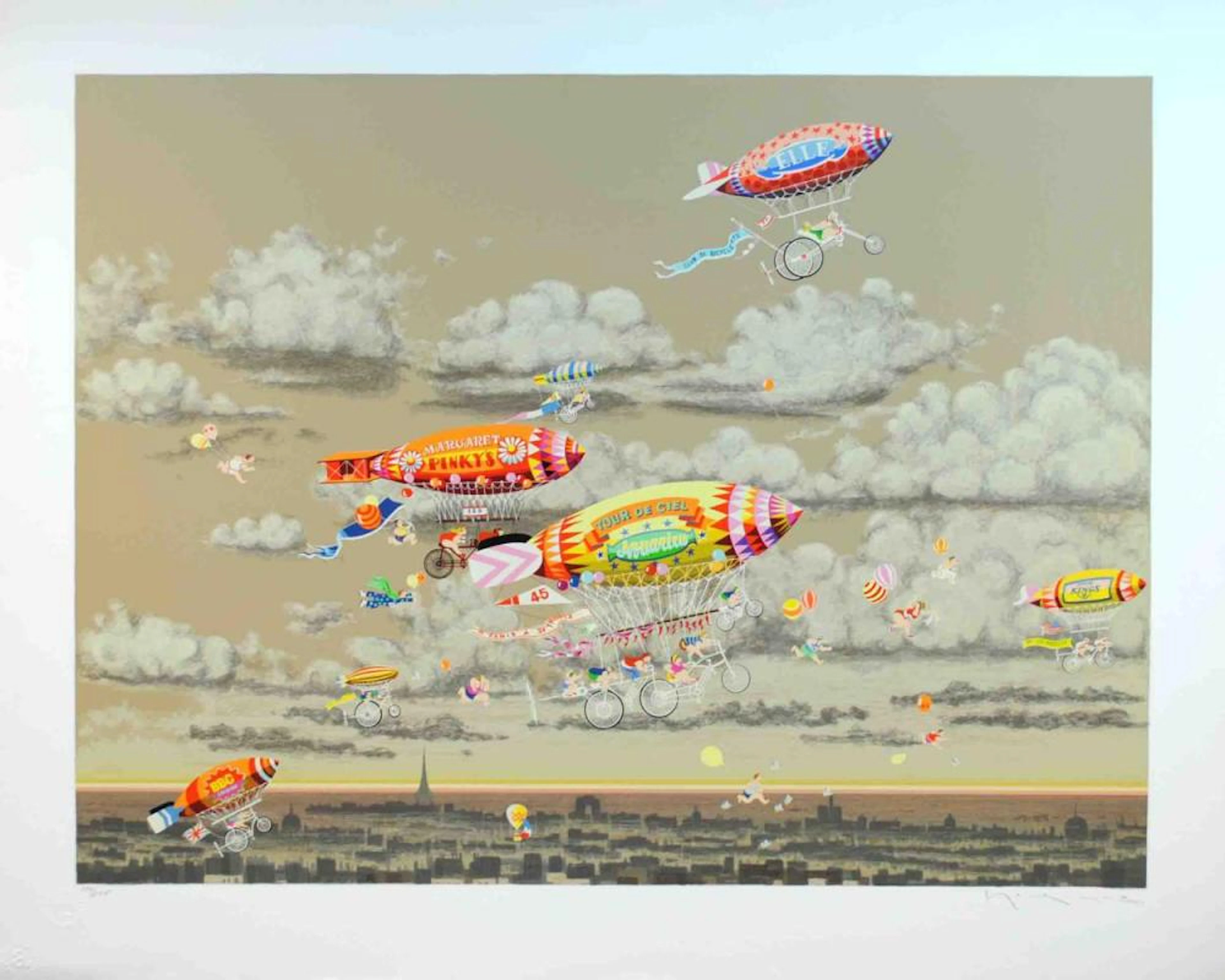 HIRO YAMAGATA SERIGRAPH - SKY CYCLES