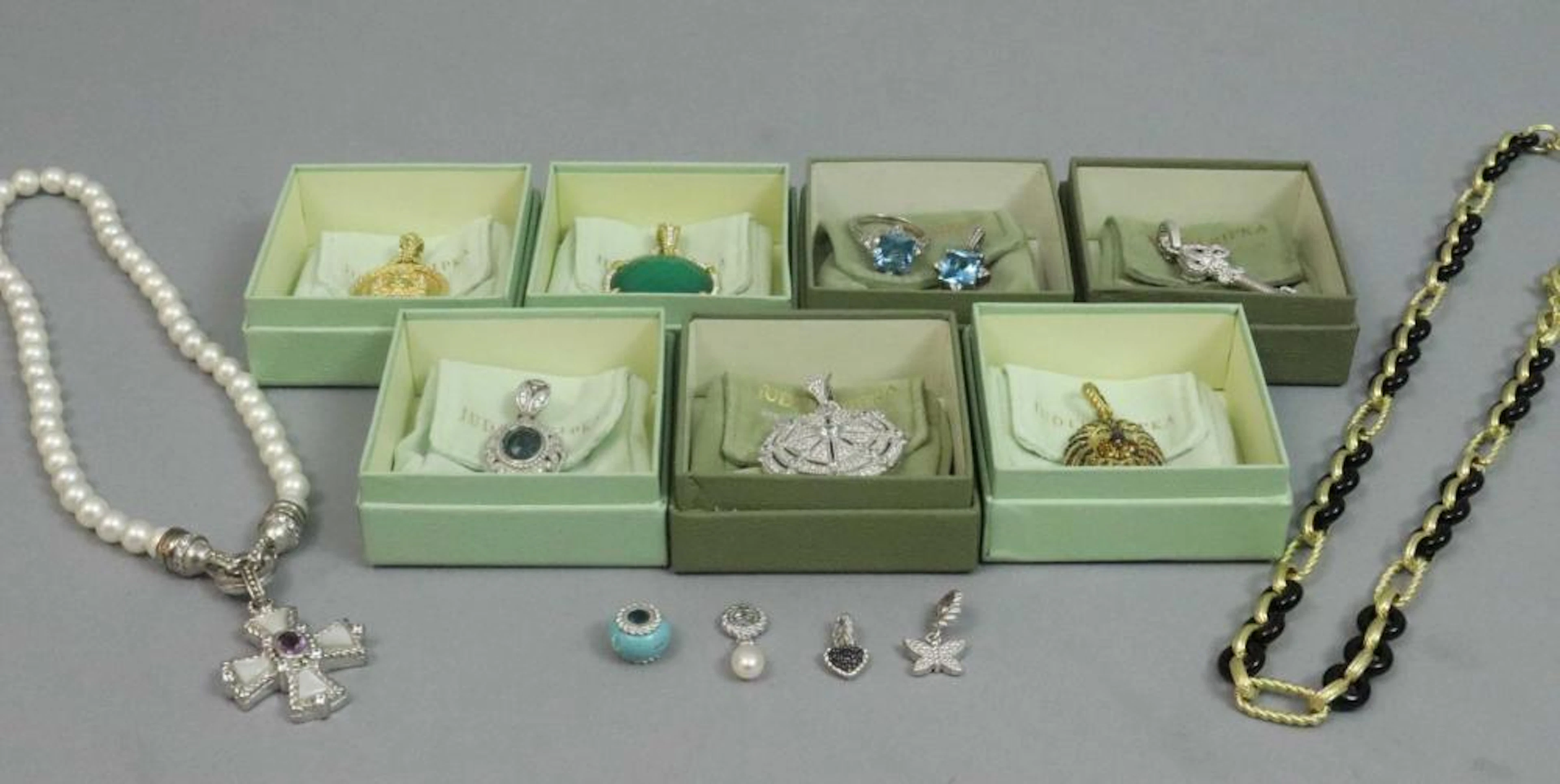 (14) PIECE JUDITH RIPKA STERLING JEWELRY GROUP