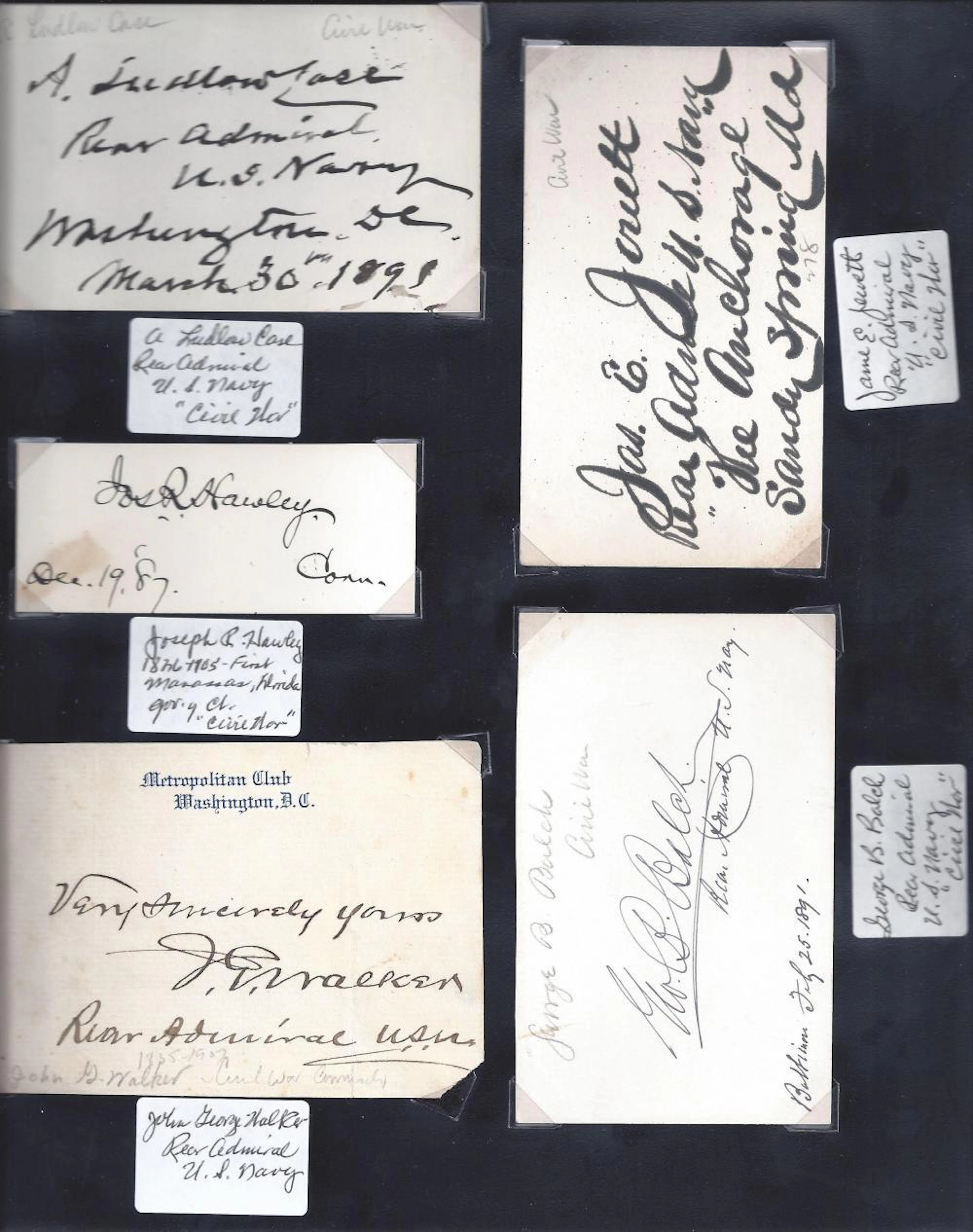 [CIVIL WAR] APPROX. 20 WAR-DATE LETTERS, ART, ETC.