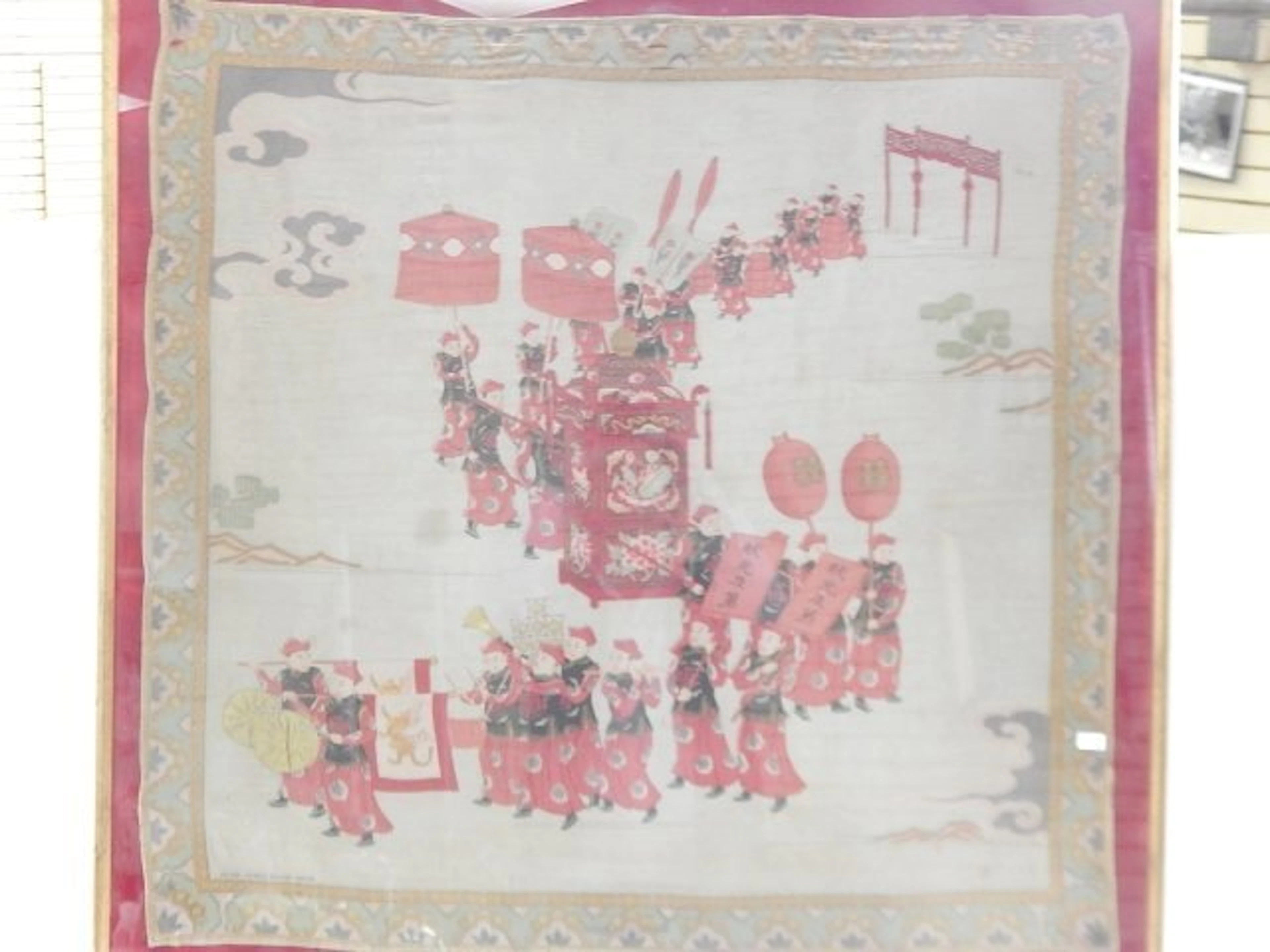 Chinese painting on silk