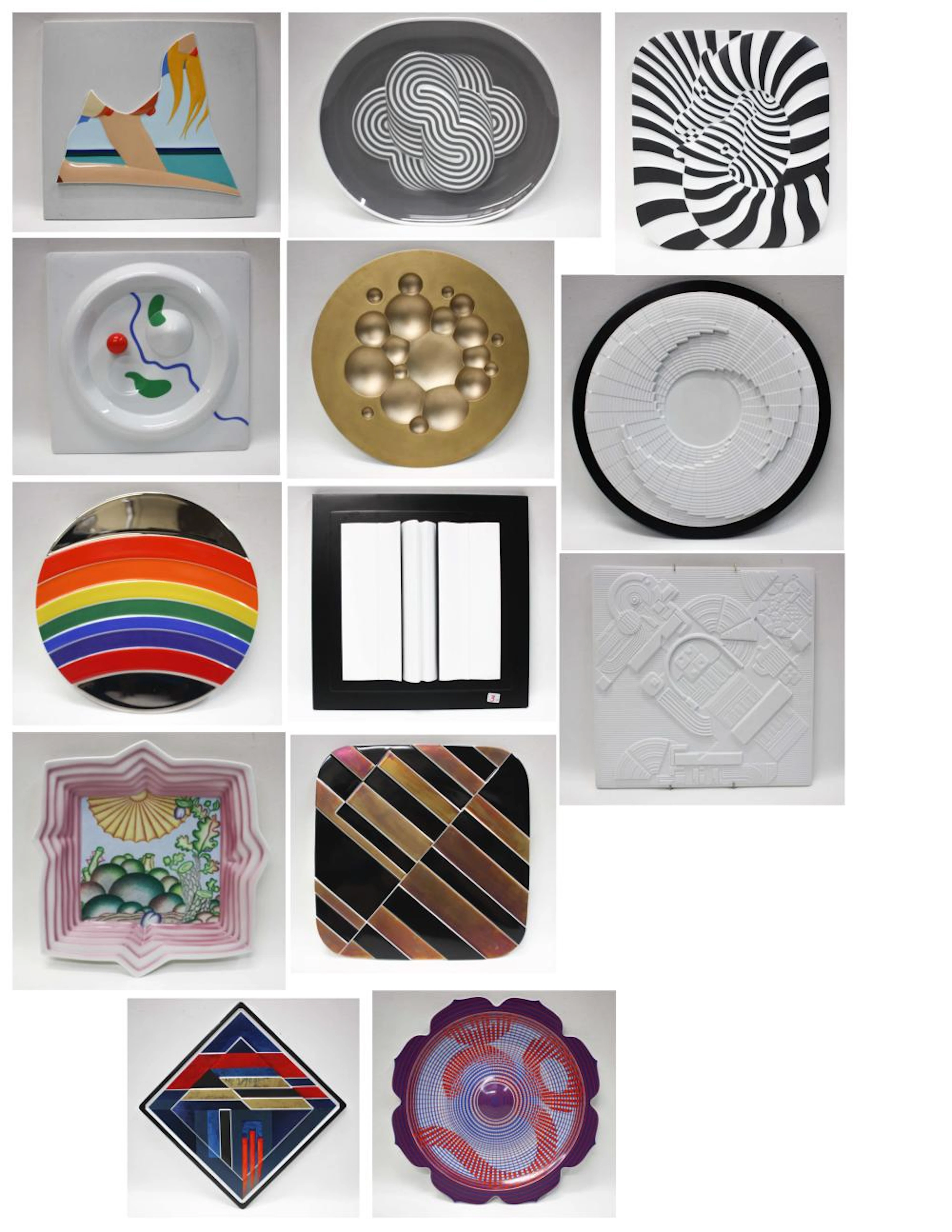 COLLECTION ROSENTHAL JAHRESTELLER PORCELAIN ART PL