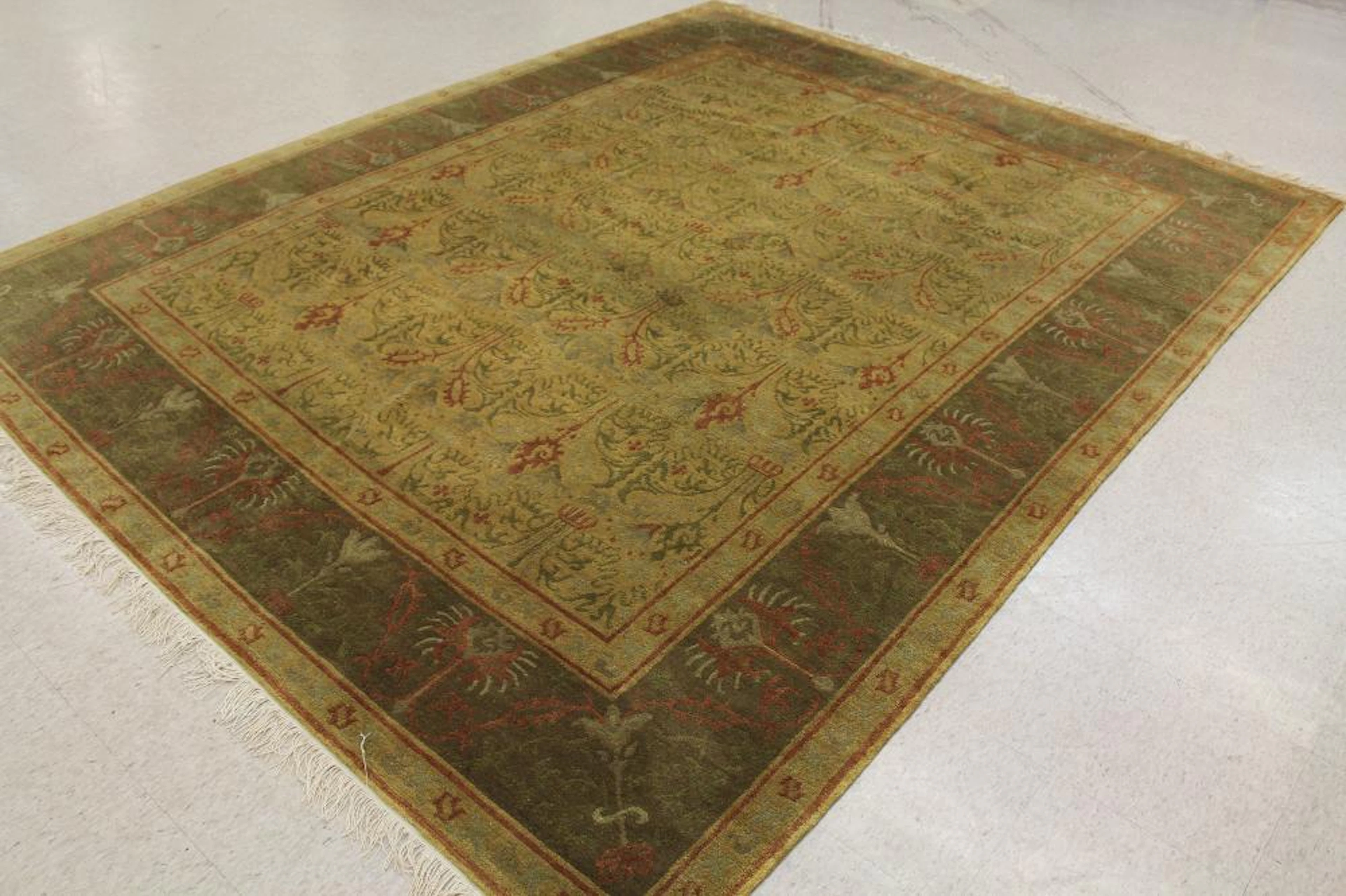 CONTEMPORARY HAND KNOTTED NEPALI CARPET, 100% Hima