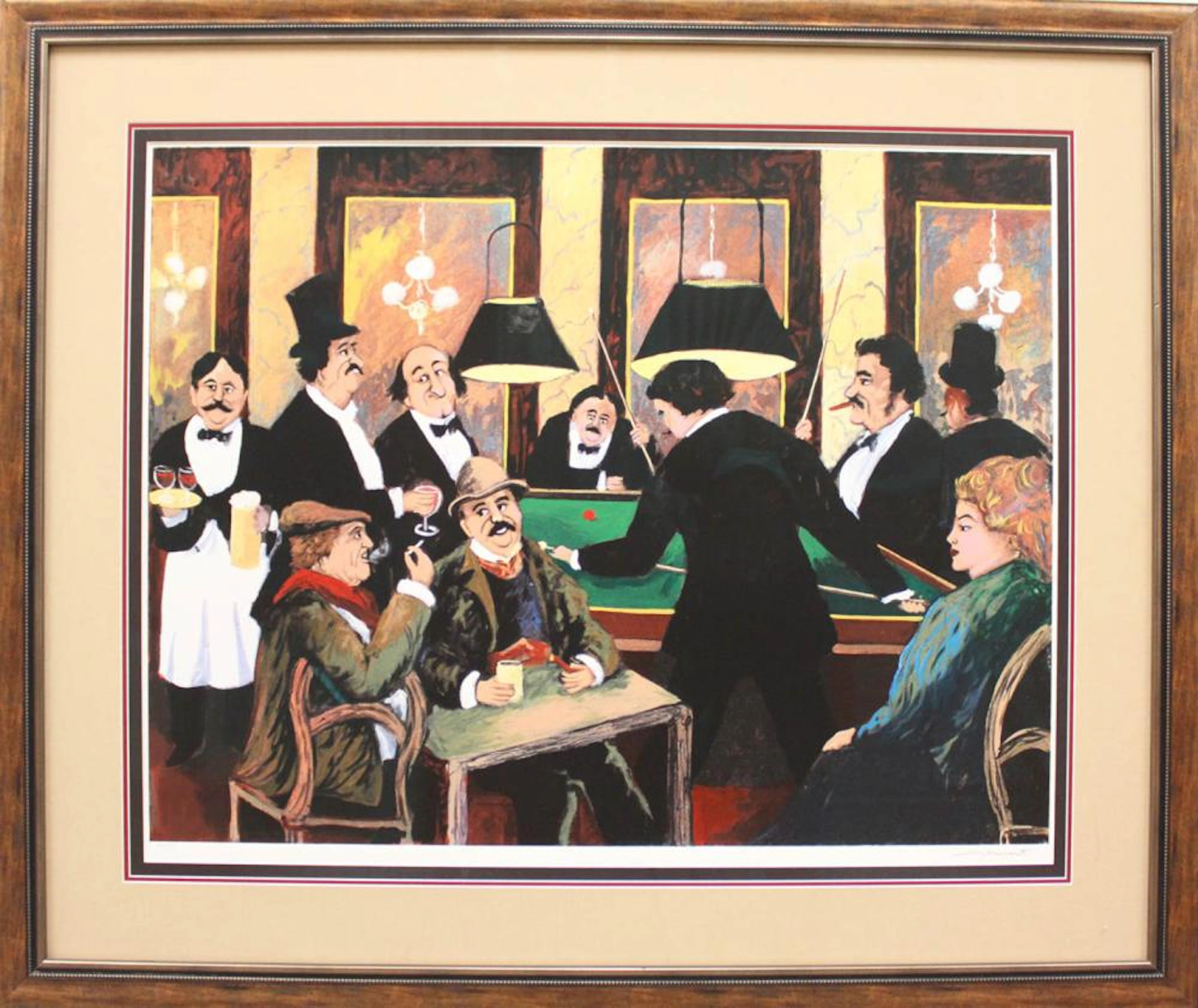 GUY BUFFET (HAWAII/FRANCE, B. 1943) COLOR PRINT, "