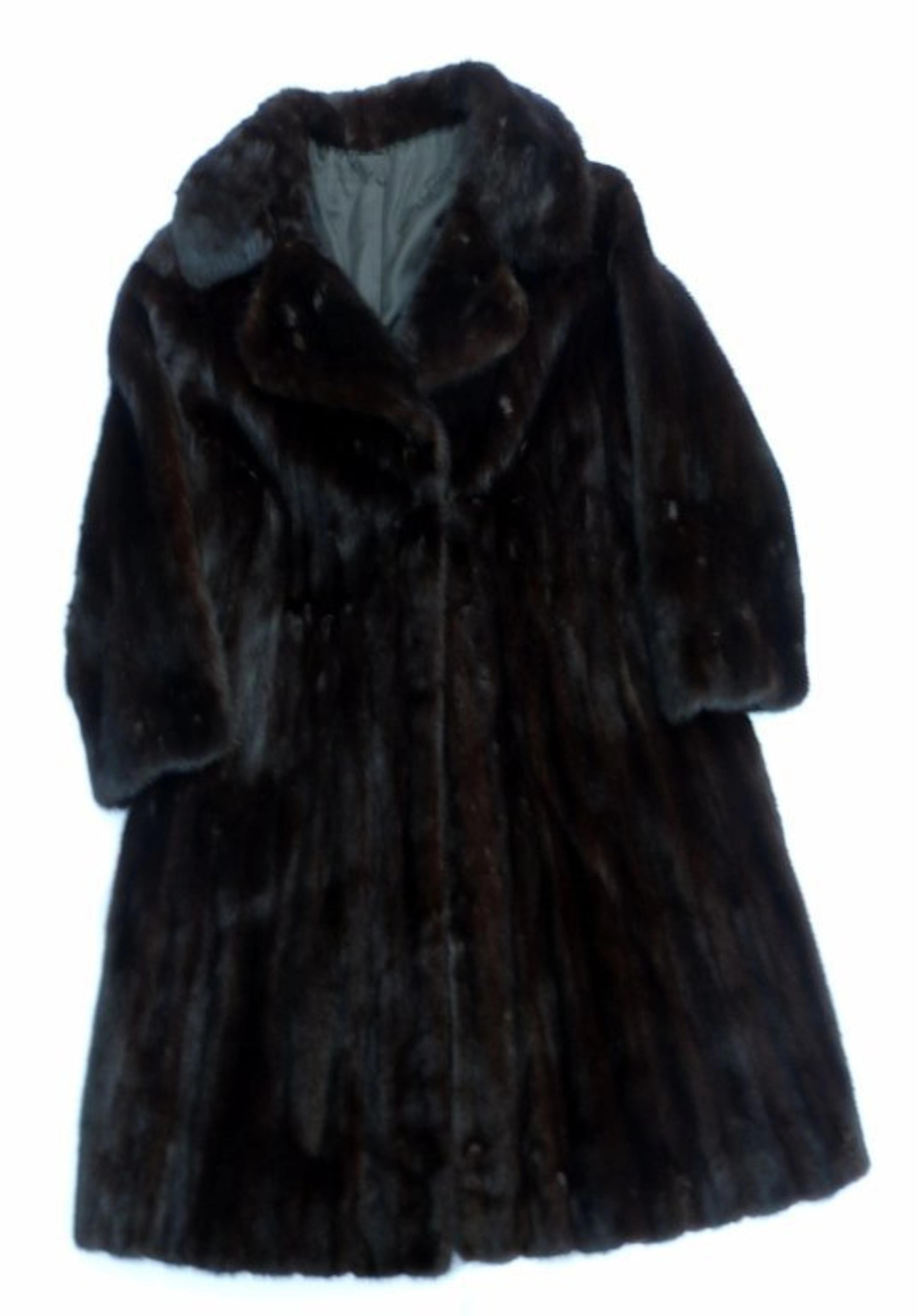 Pierre Balmain Paris, Dark Brown Mink Coat
