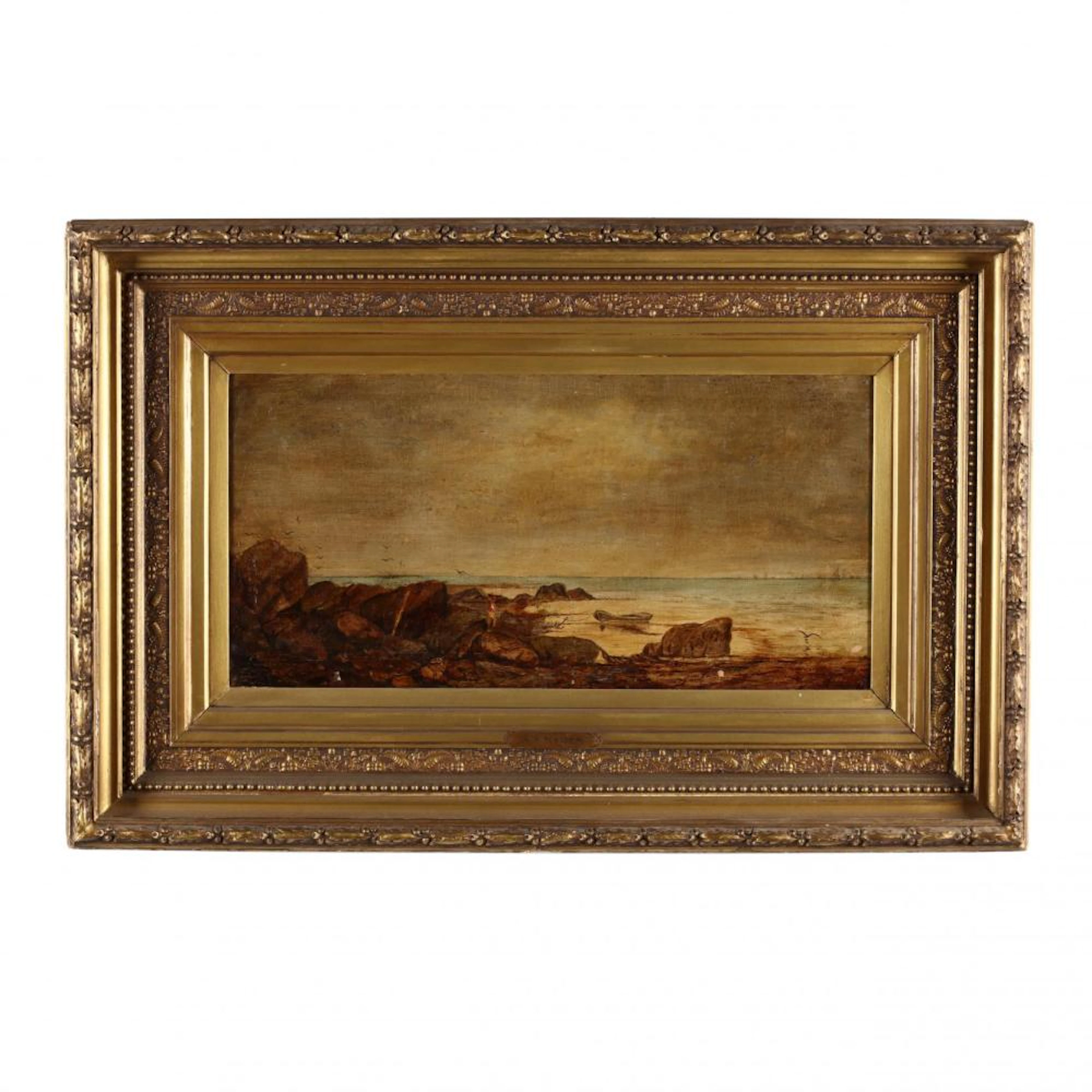 Albert Pinkham Ryder (1847-1917), Coastal Scene with Figure
