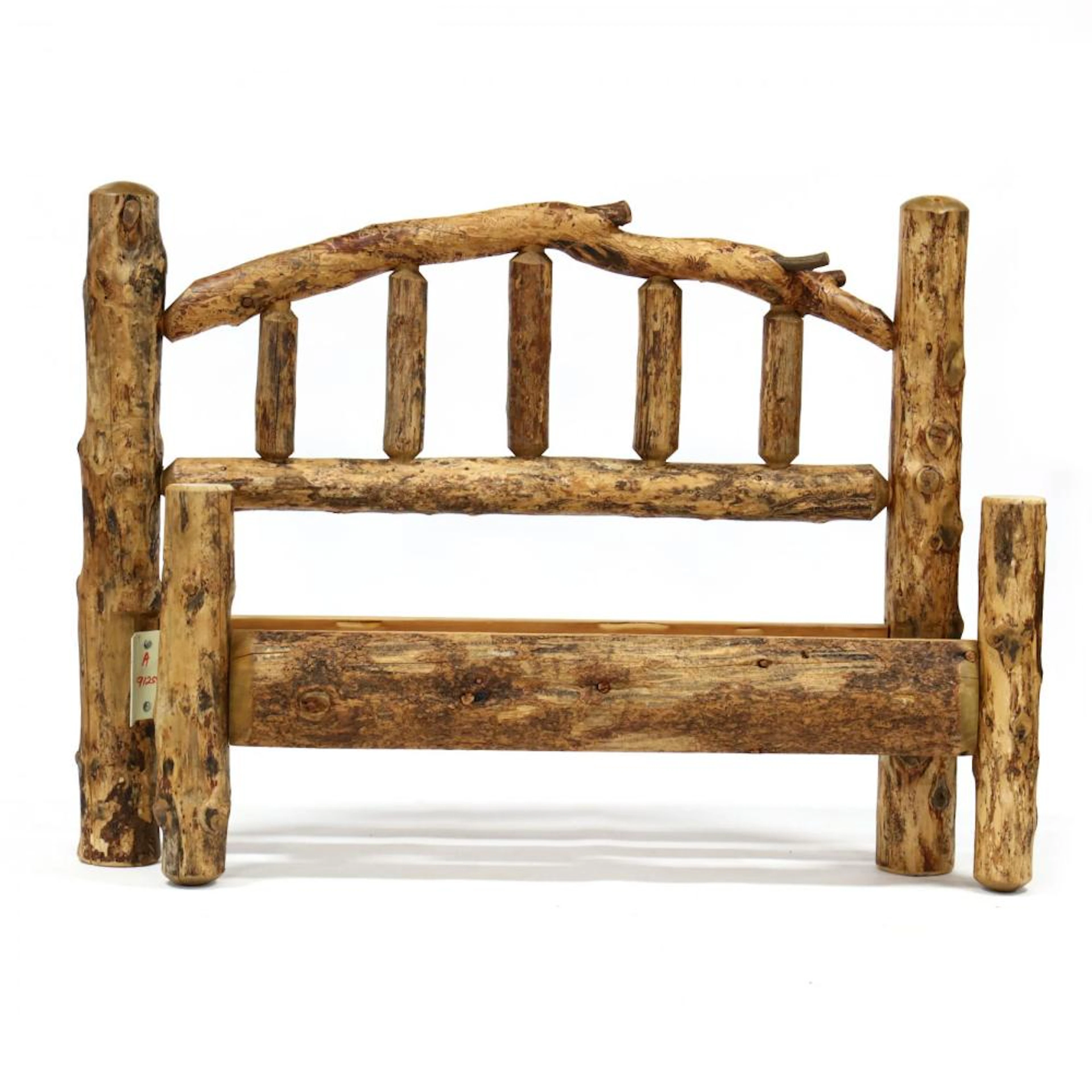 Great American Log Furniture Co., Adirondack Style Queen Size Log Bed