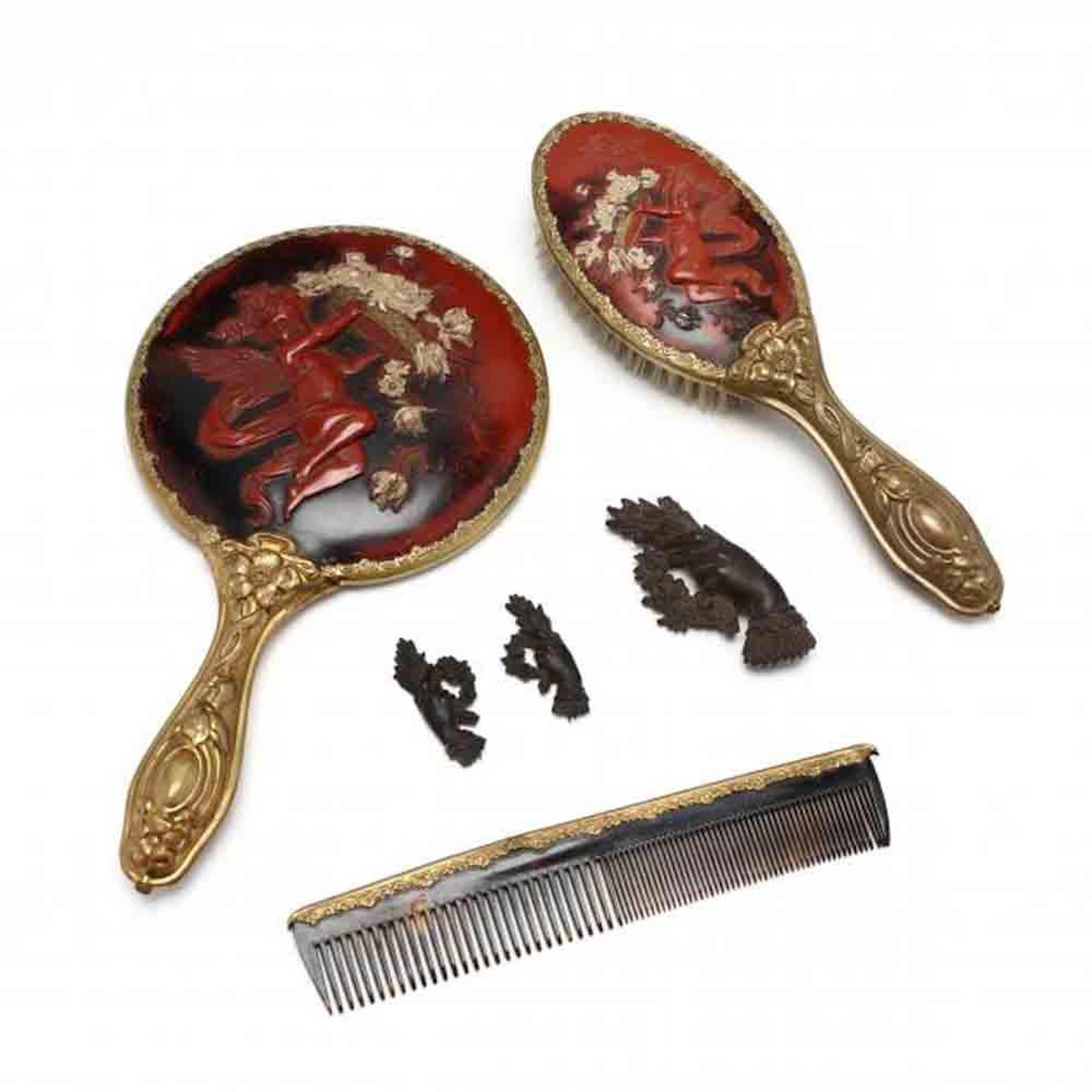 Vintage Vanity Set and Accessories