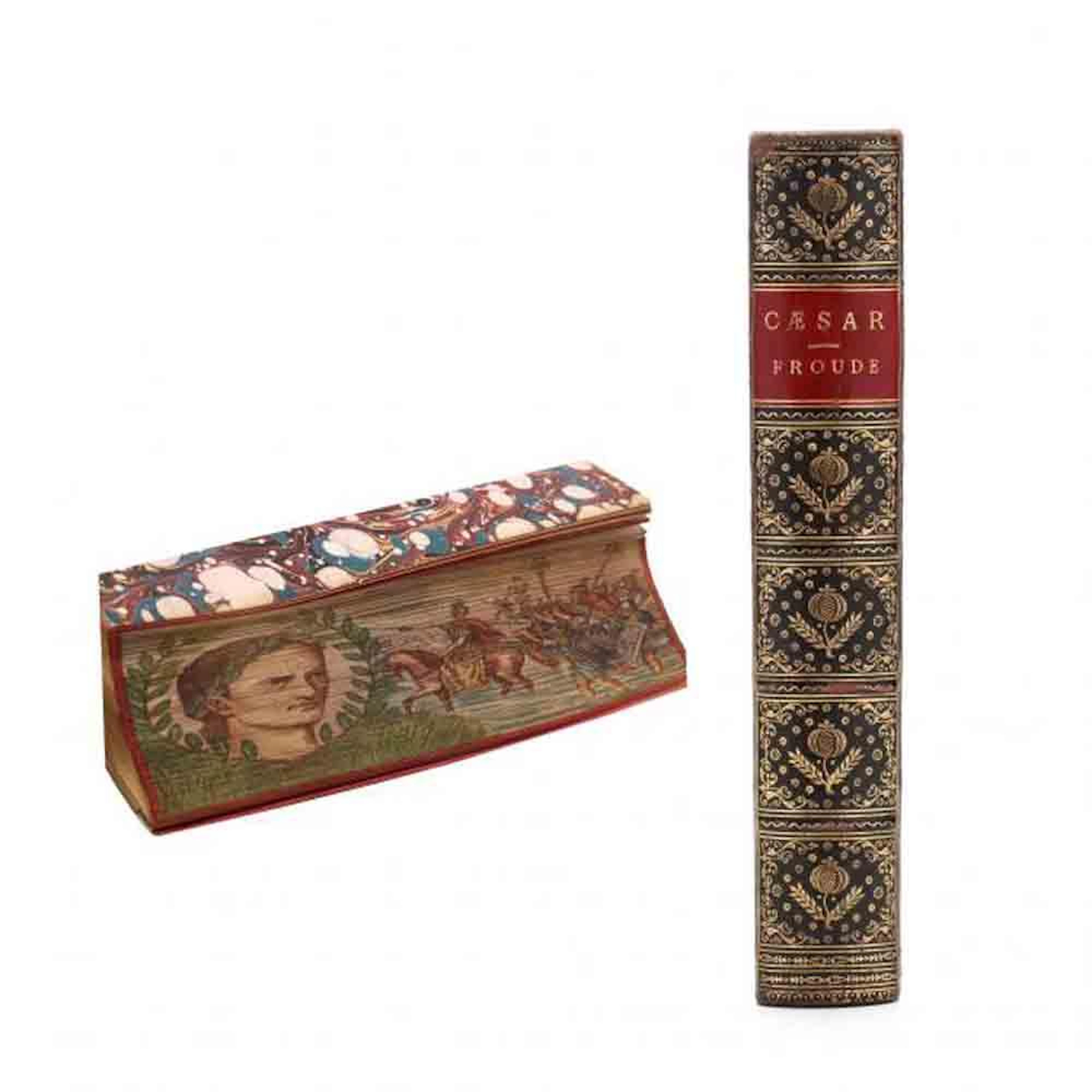 Froude, James Anthony. Caesar With Related Fore-Edge Painting