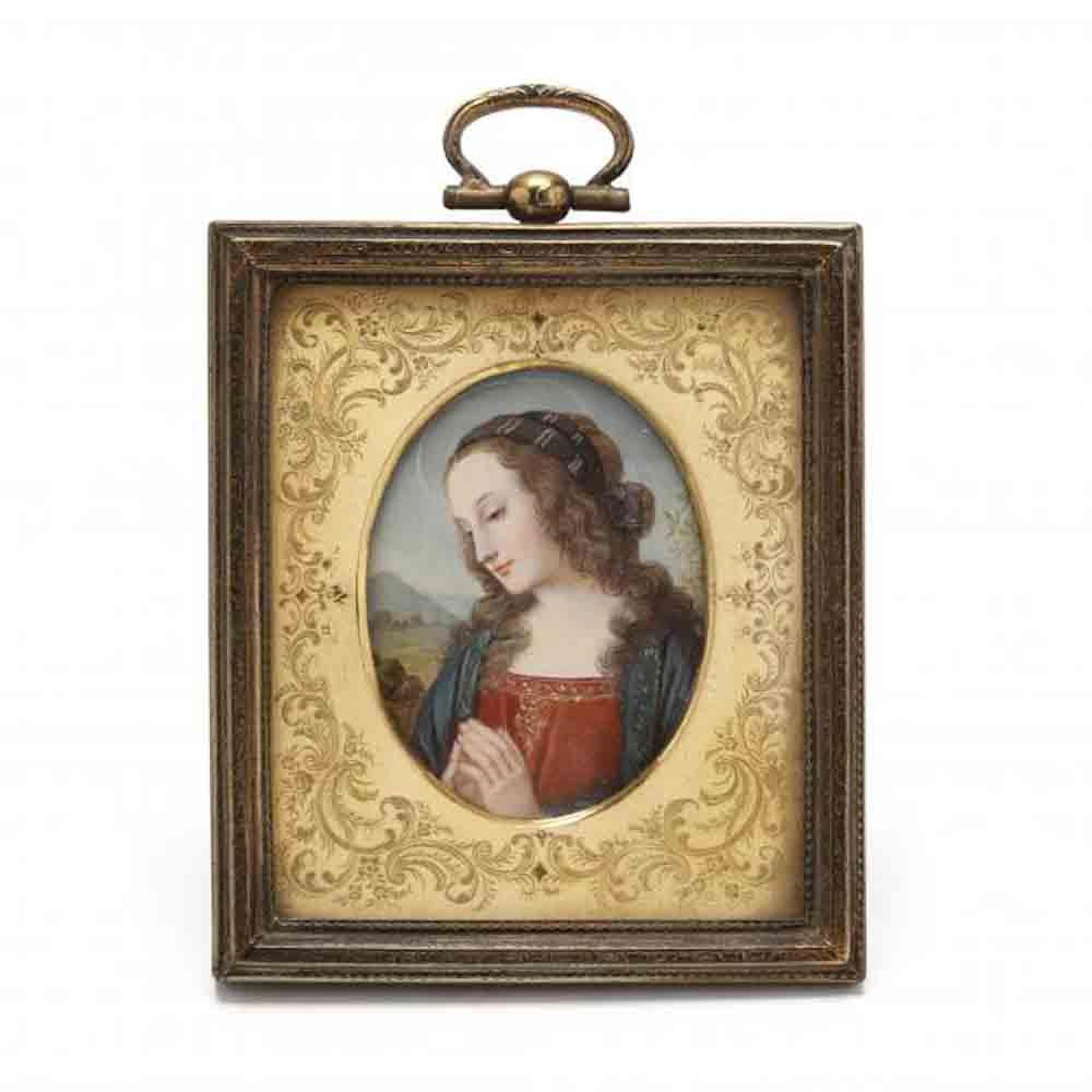 Portrait Miniature of the Madonna