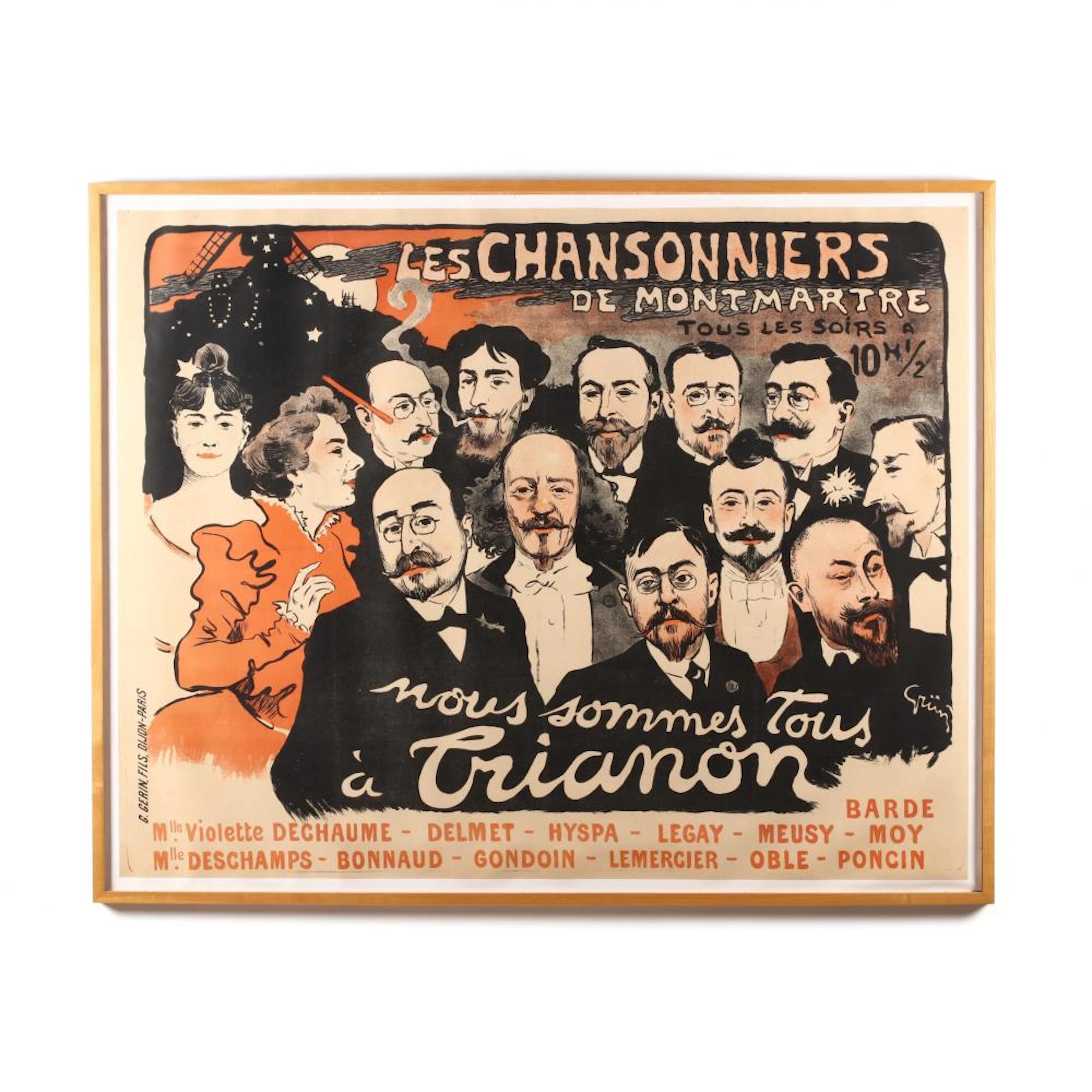 Jules-Alexandre Grün (French, 1868?1934), Les Chansonniers de Montmartre (1897)