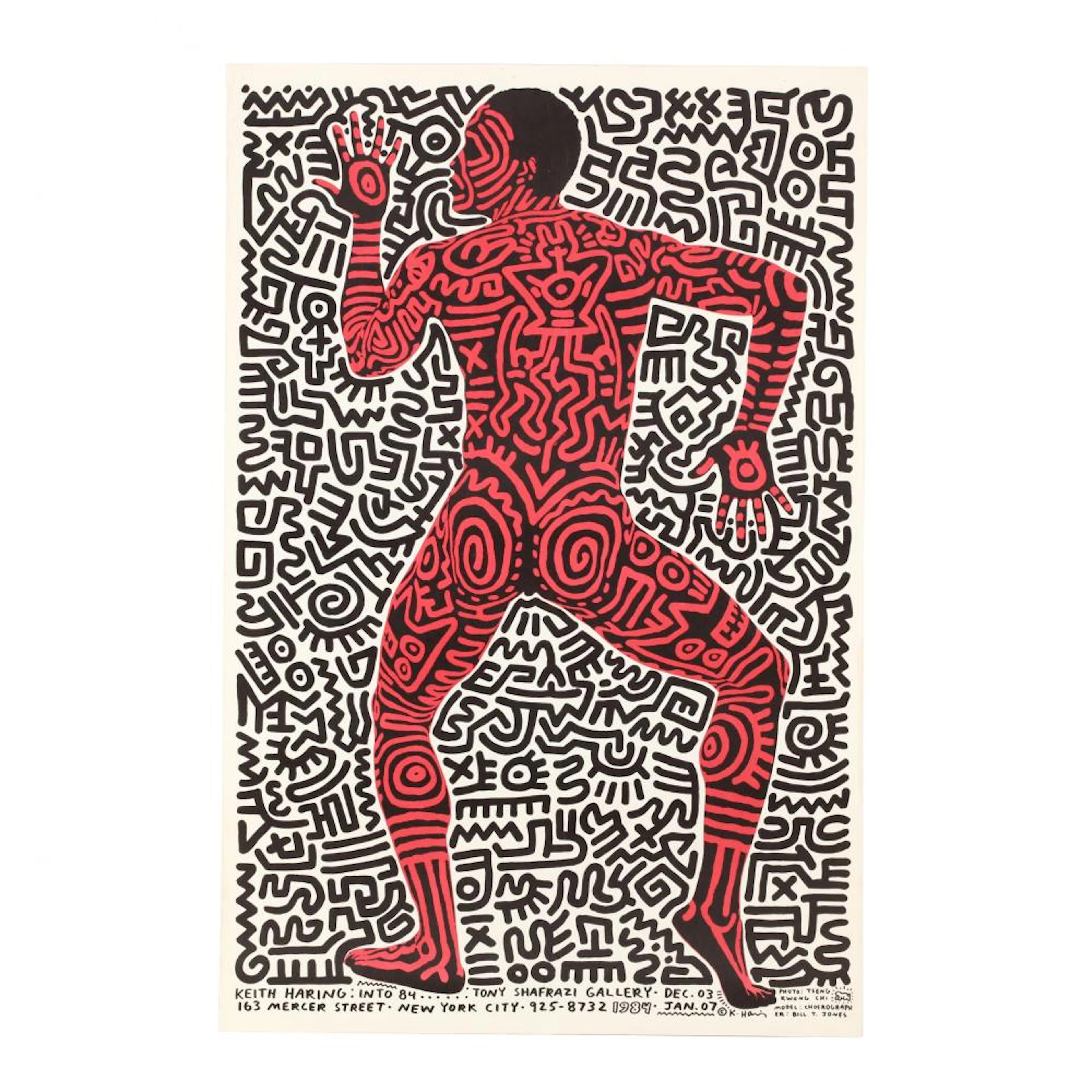 Keith Haring (American, 1958?1990), Into '84 Exhibition Poster