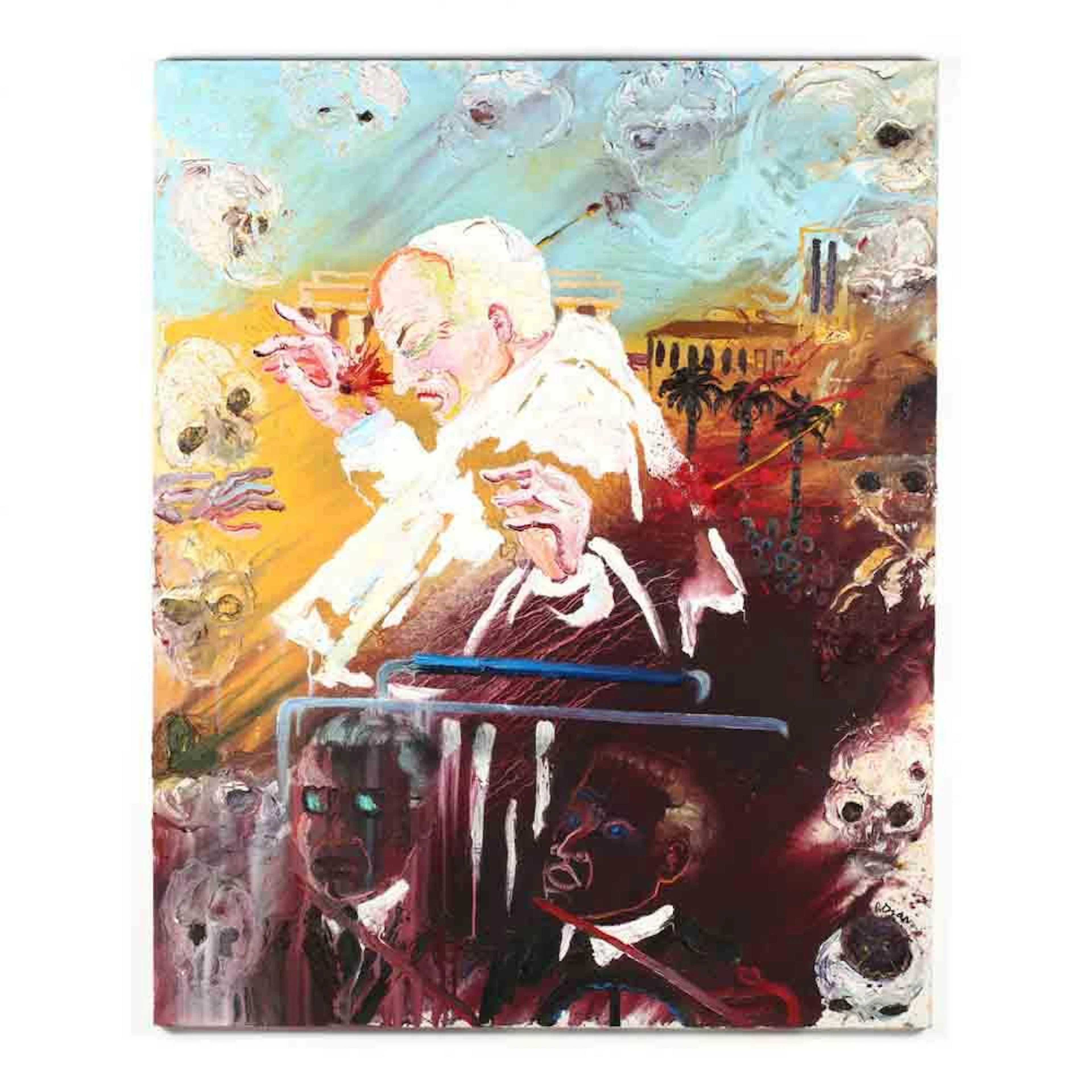 Peter Dean (NY, 1934-1993), The Pope and the 14 Martyrs