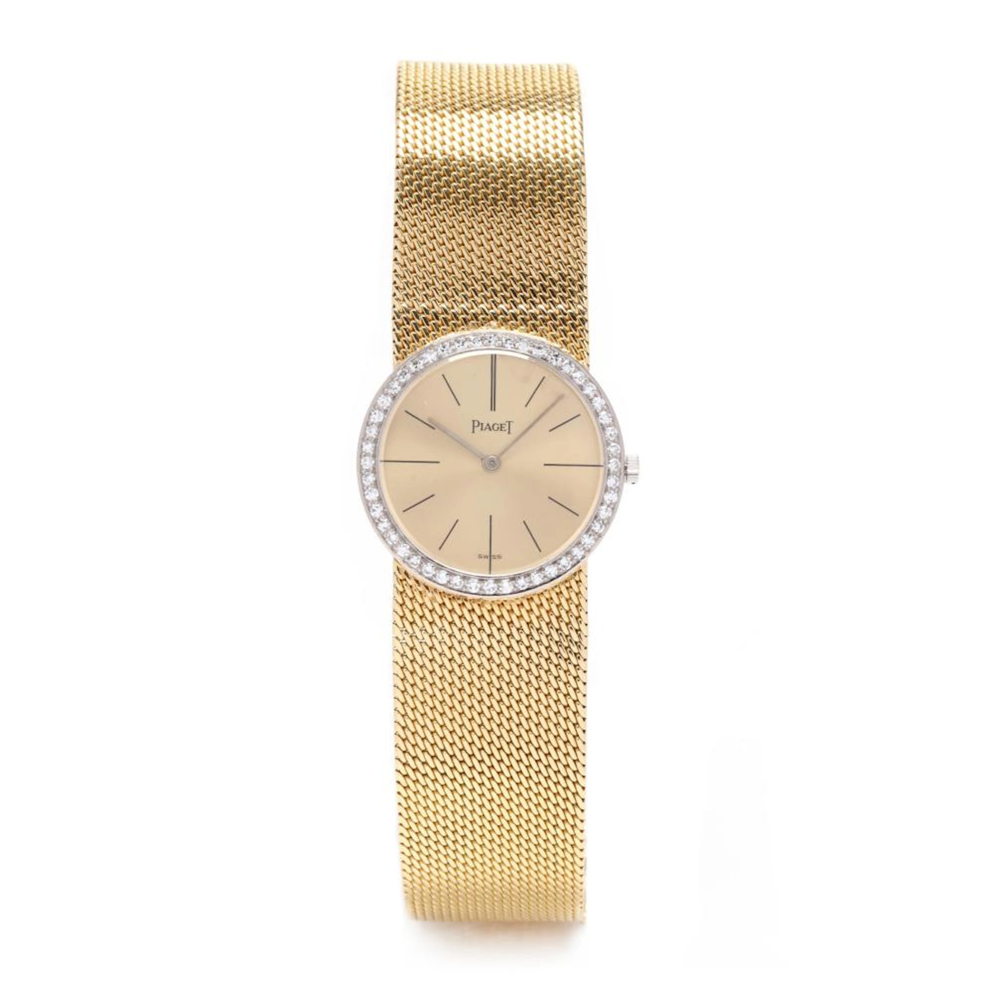 18KT Gold and Diamond Watch, Piaget