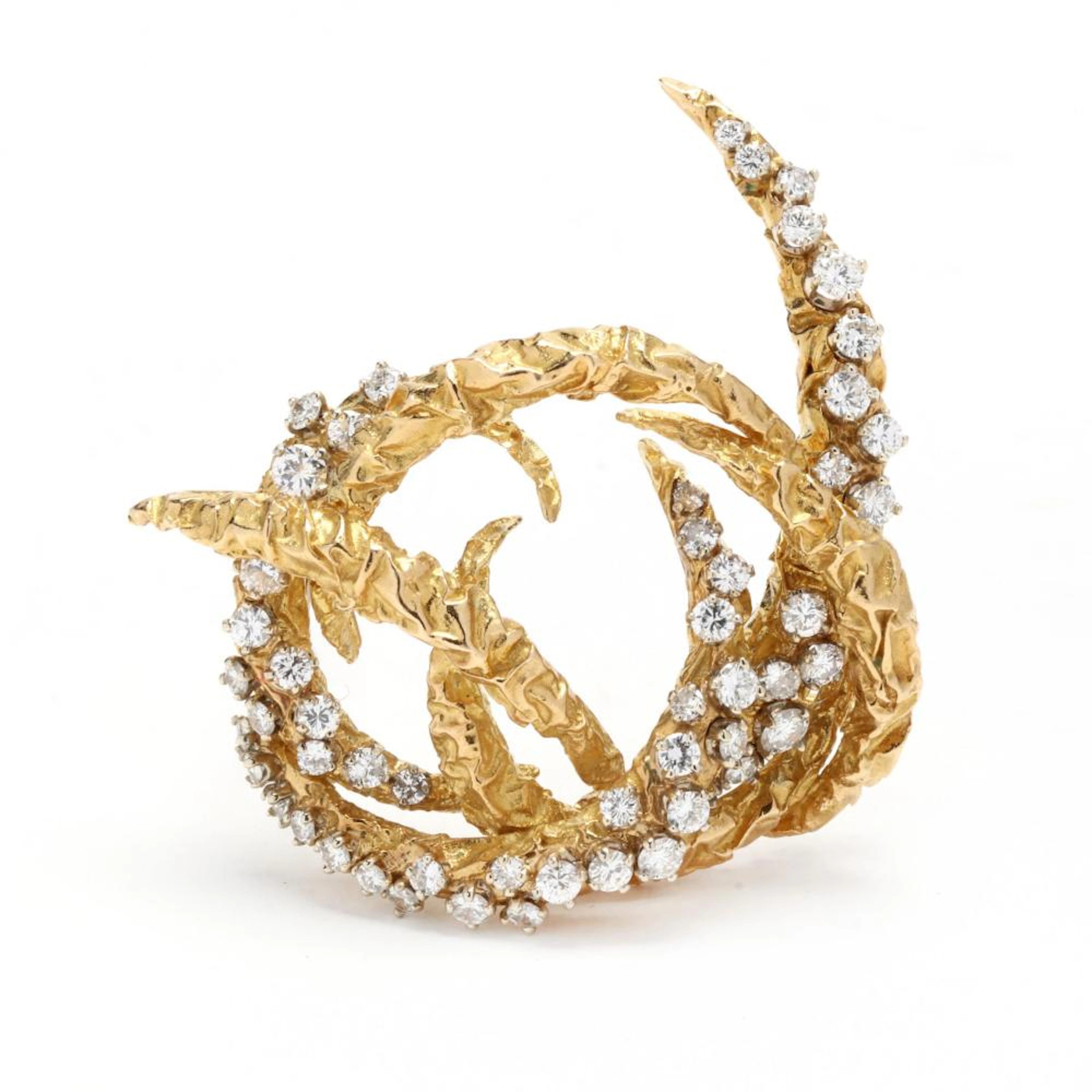 Gold and Diamond Brooch, Cartier
