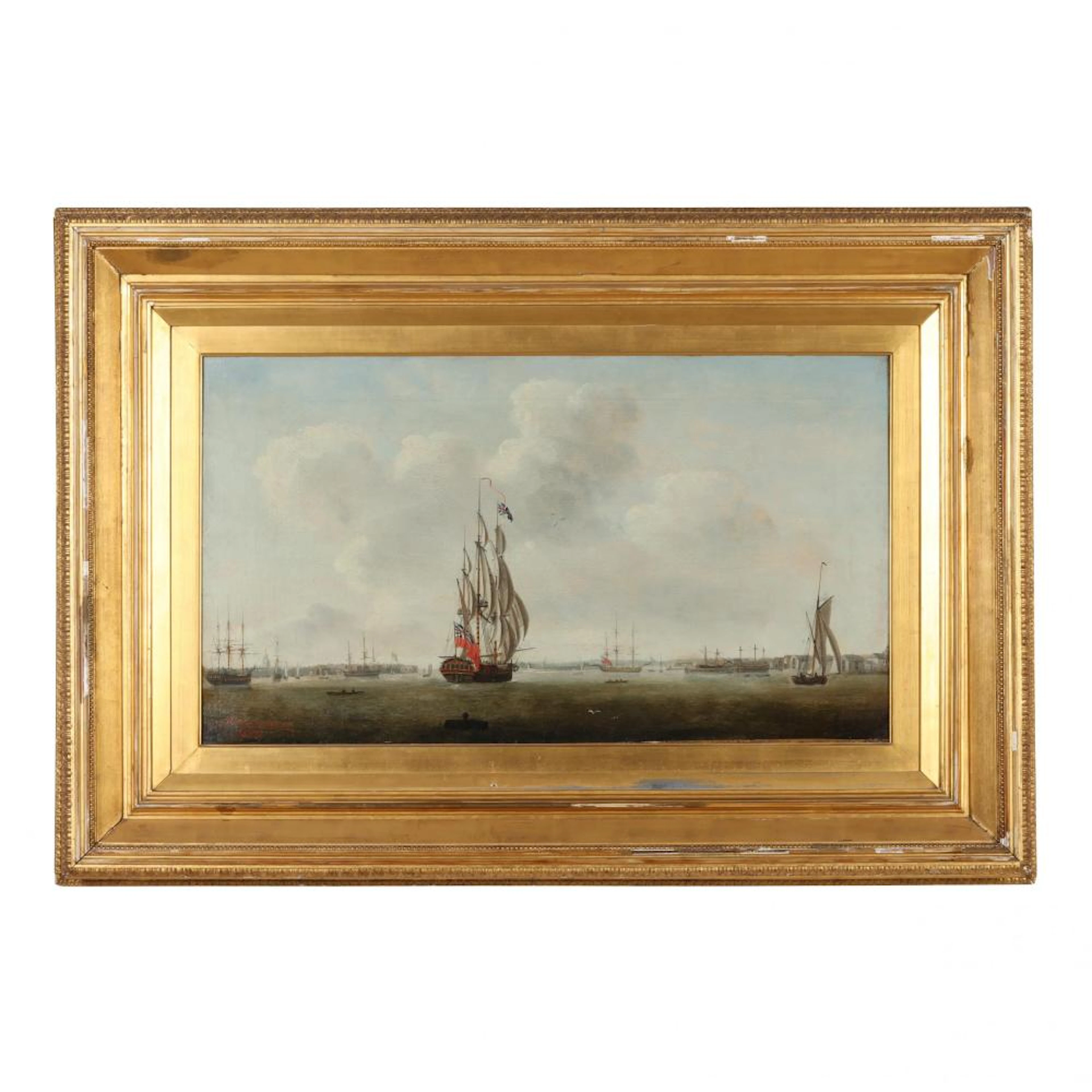 John Wilson Carmichael (British, 1800-1868), Maritime Scene