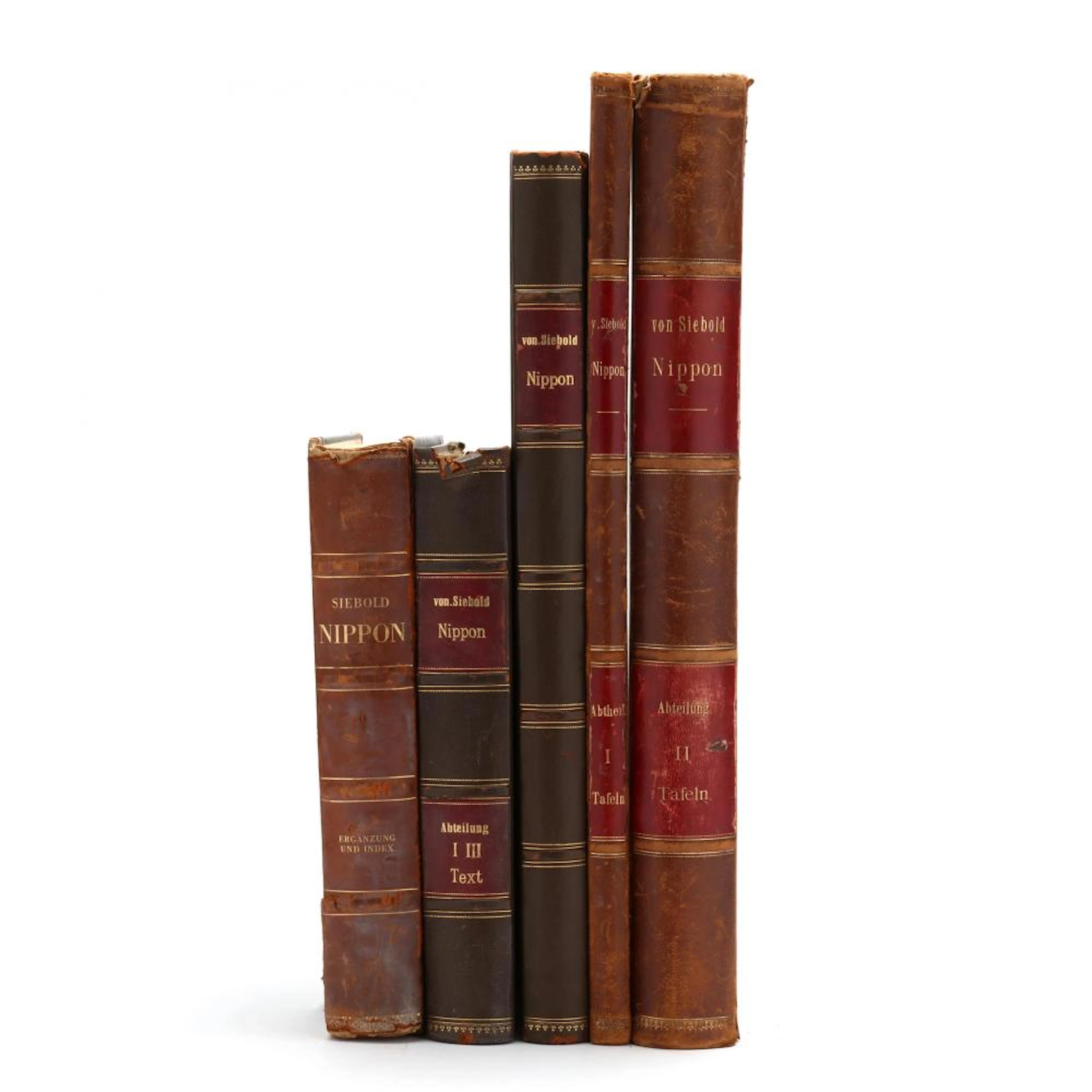 Philipp Franz von Siebold (1796-1866), Five Nippon Folios on Japa