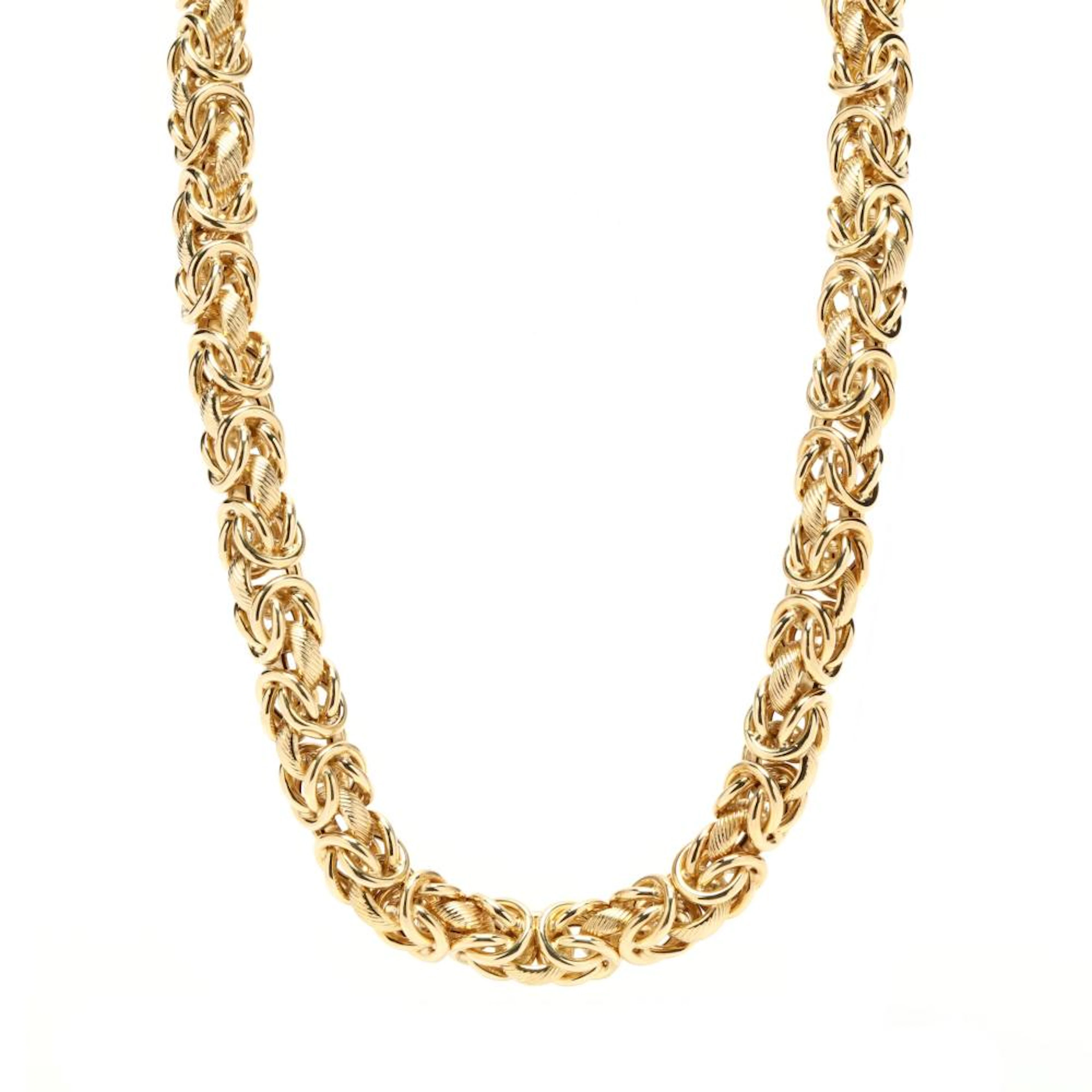 Gold Byzantine Necklace, Mori & Pasquini
