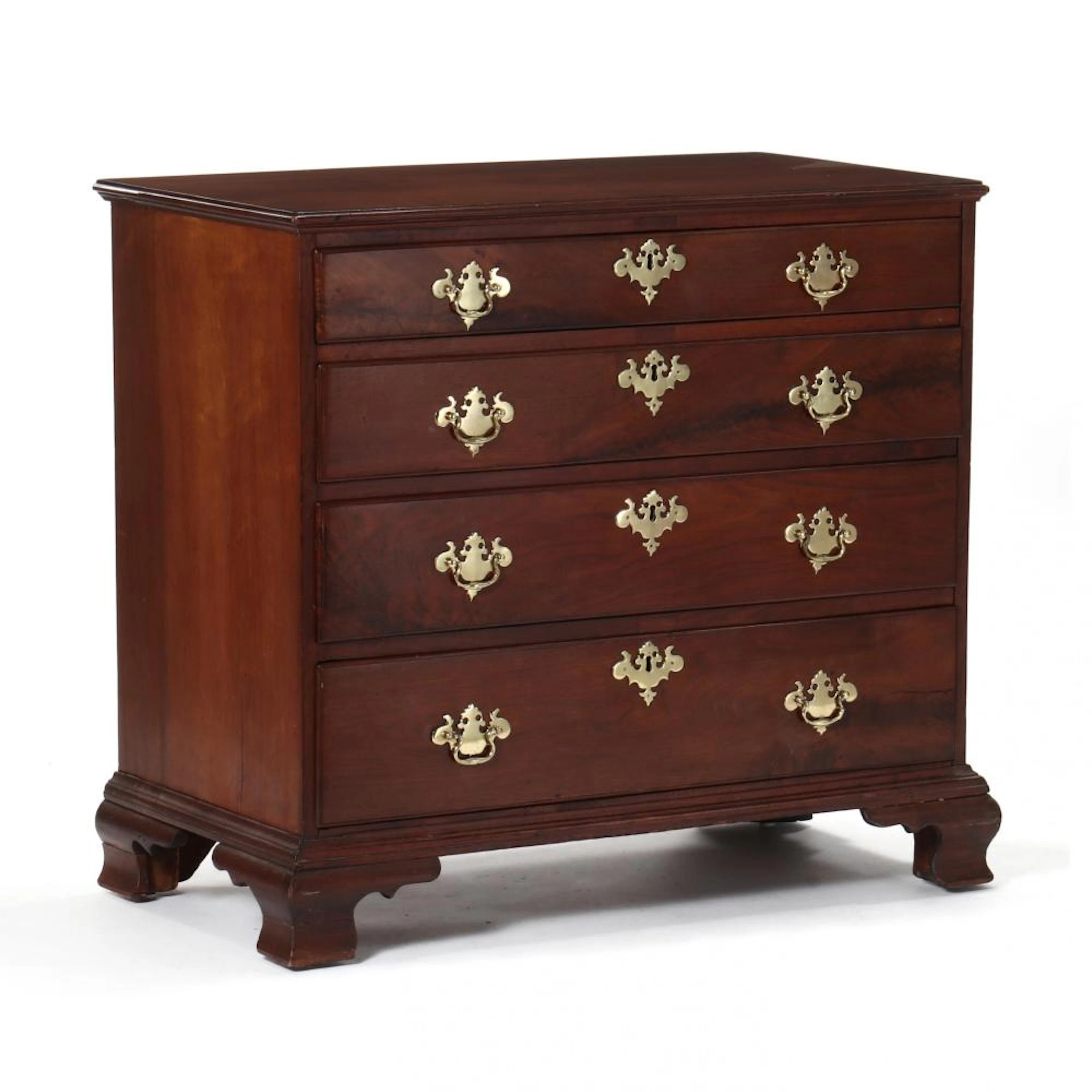 Pennsylvania Chippendale Walnut Chest of Drawers