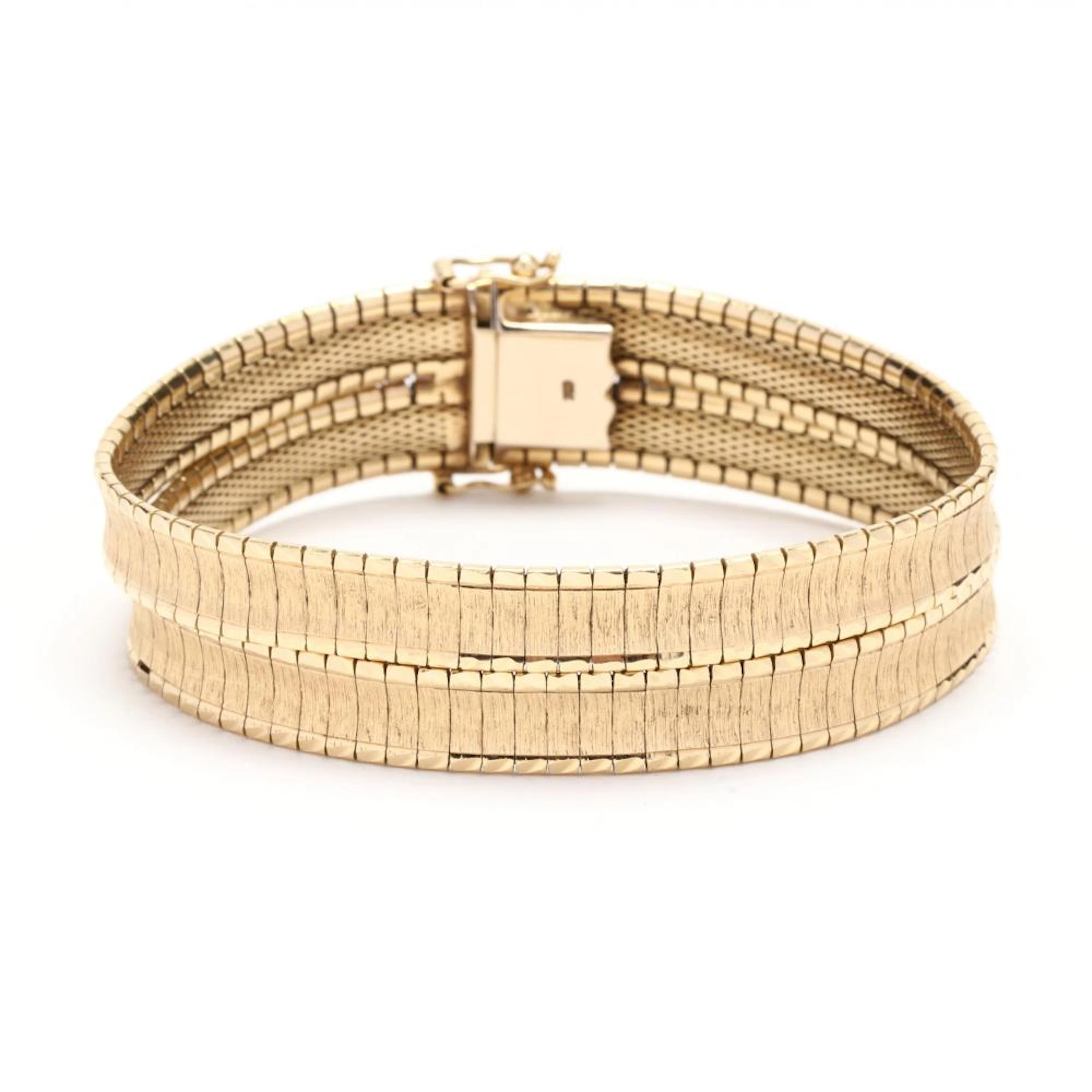 Double Strand Gold Bracelet, Italy