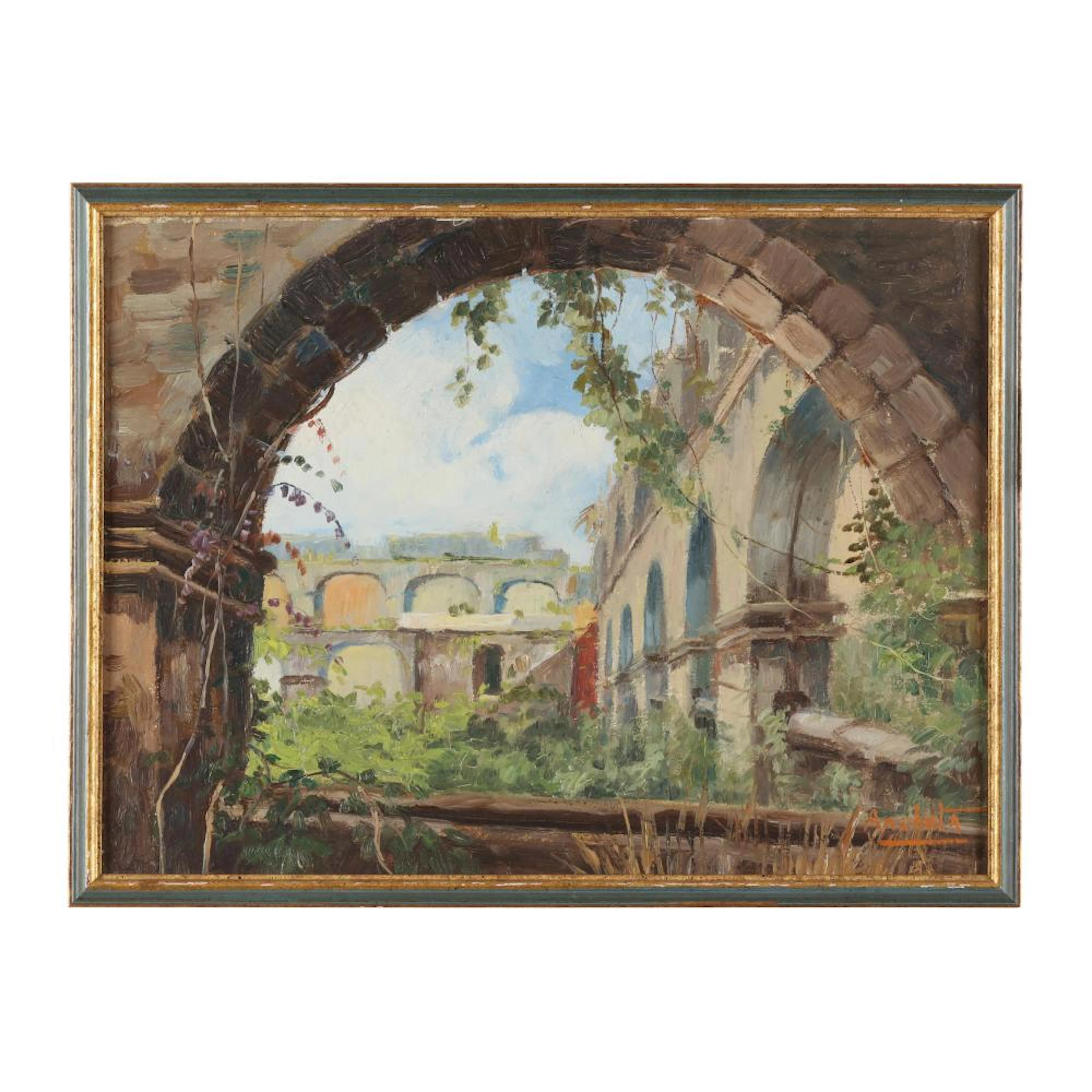 Isidro Ancheta (Filippino, 1882-1946), Guadalupe Ruins