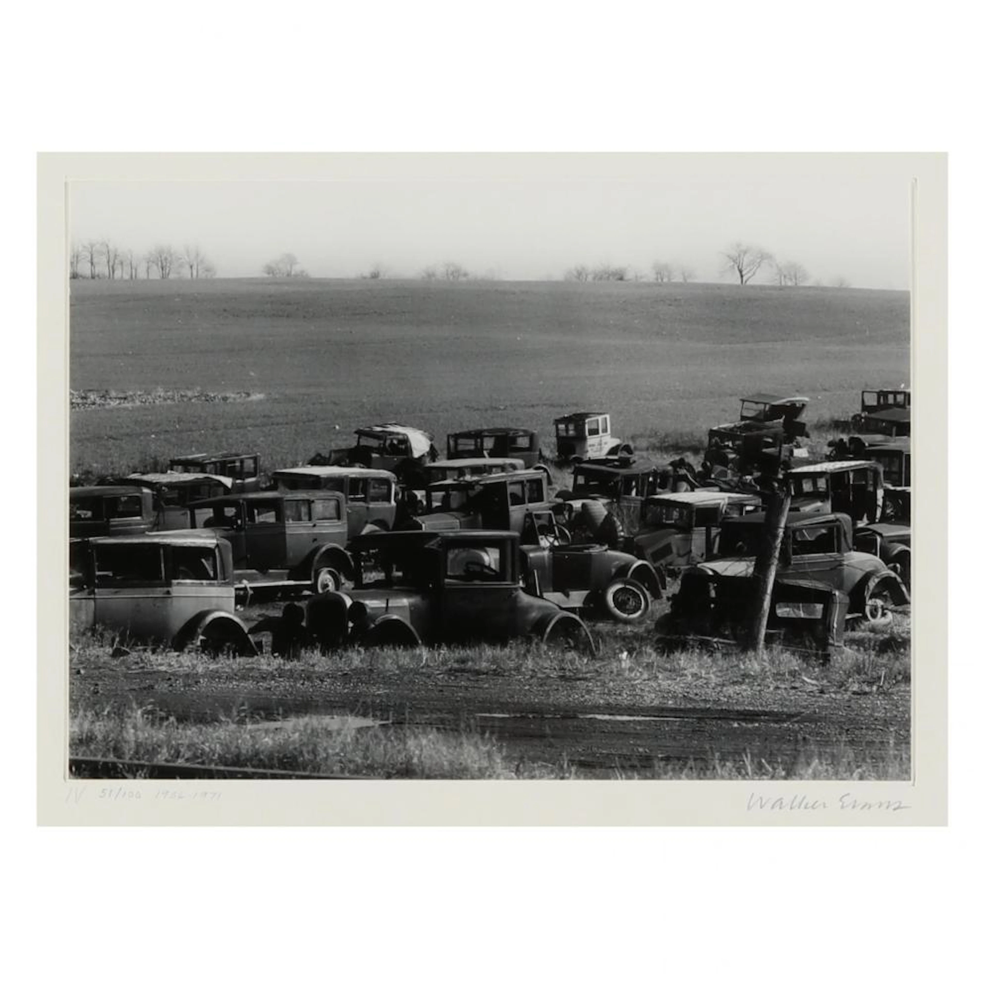 Walker Evans (American, 1903-1975), Joe's Auto Graveyard, Pennsylvania