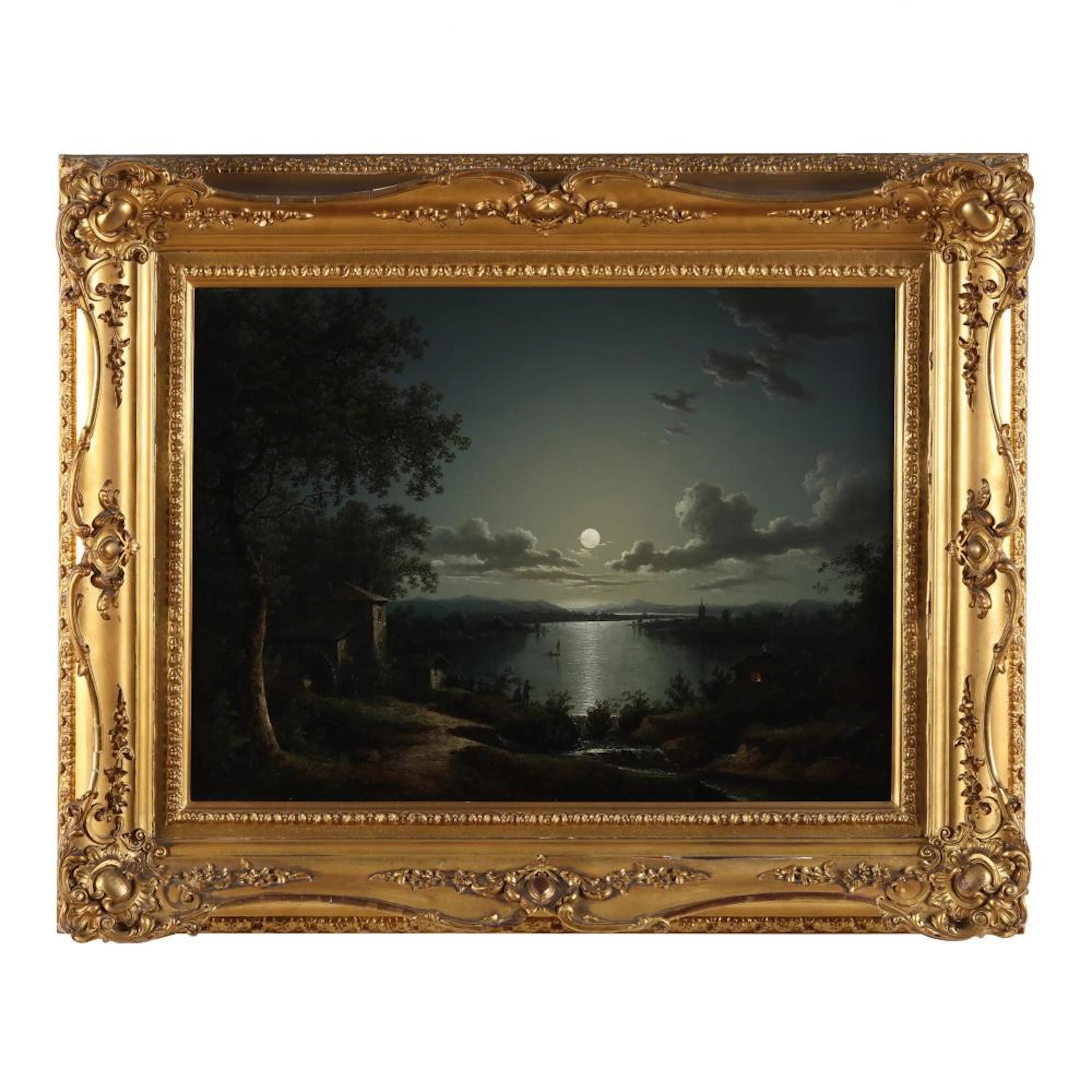 Sebastian Pether (English, 1793-1844), Moonlit Cove