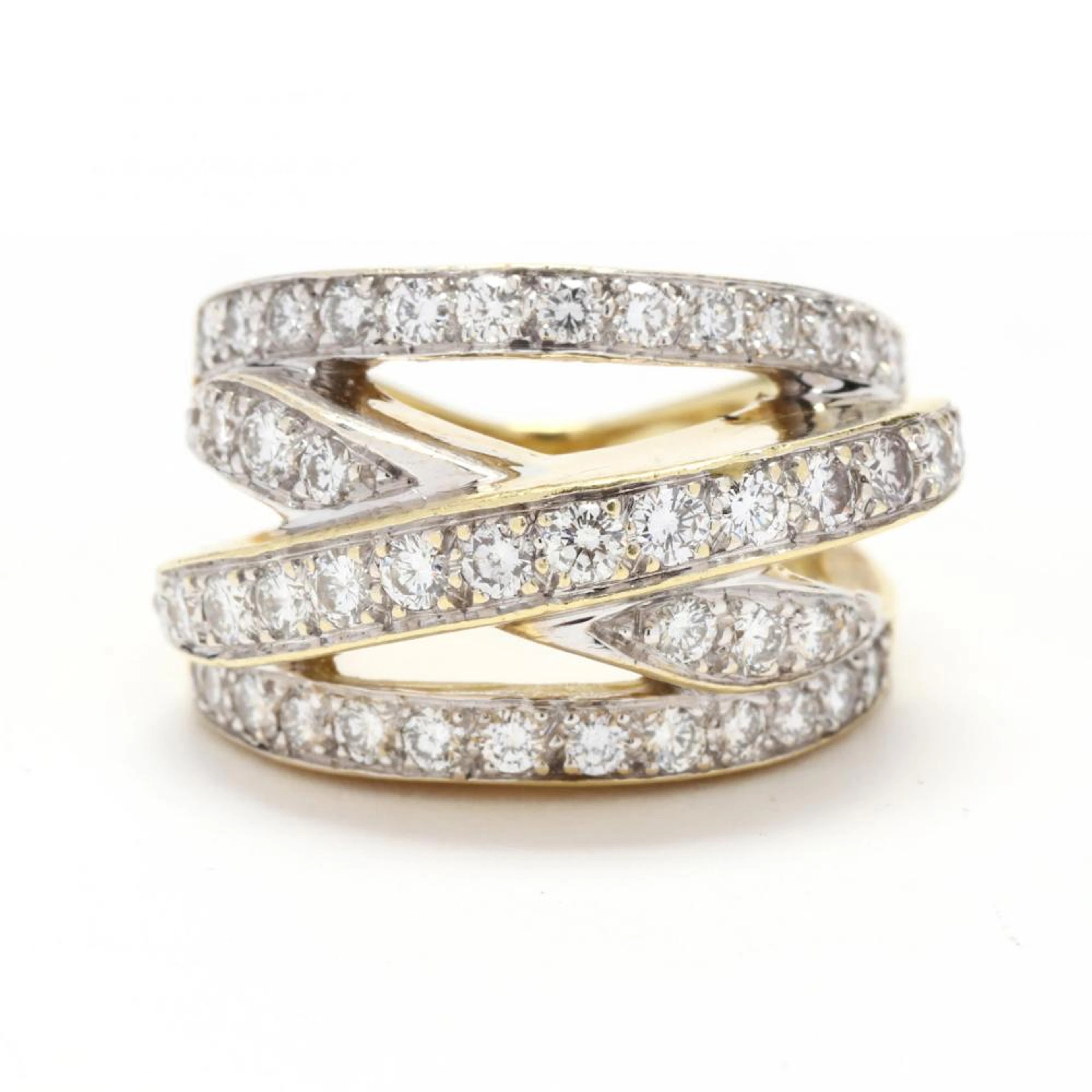 Gold and Diamond Ring