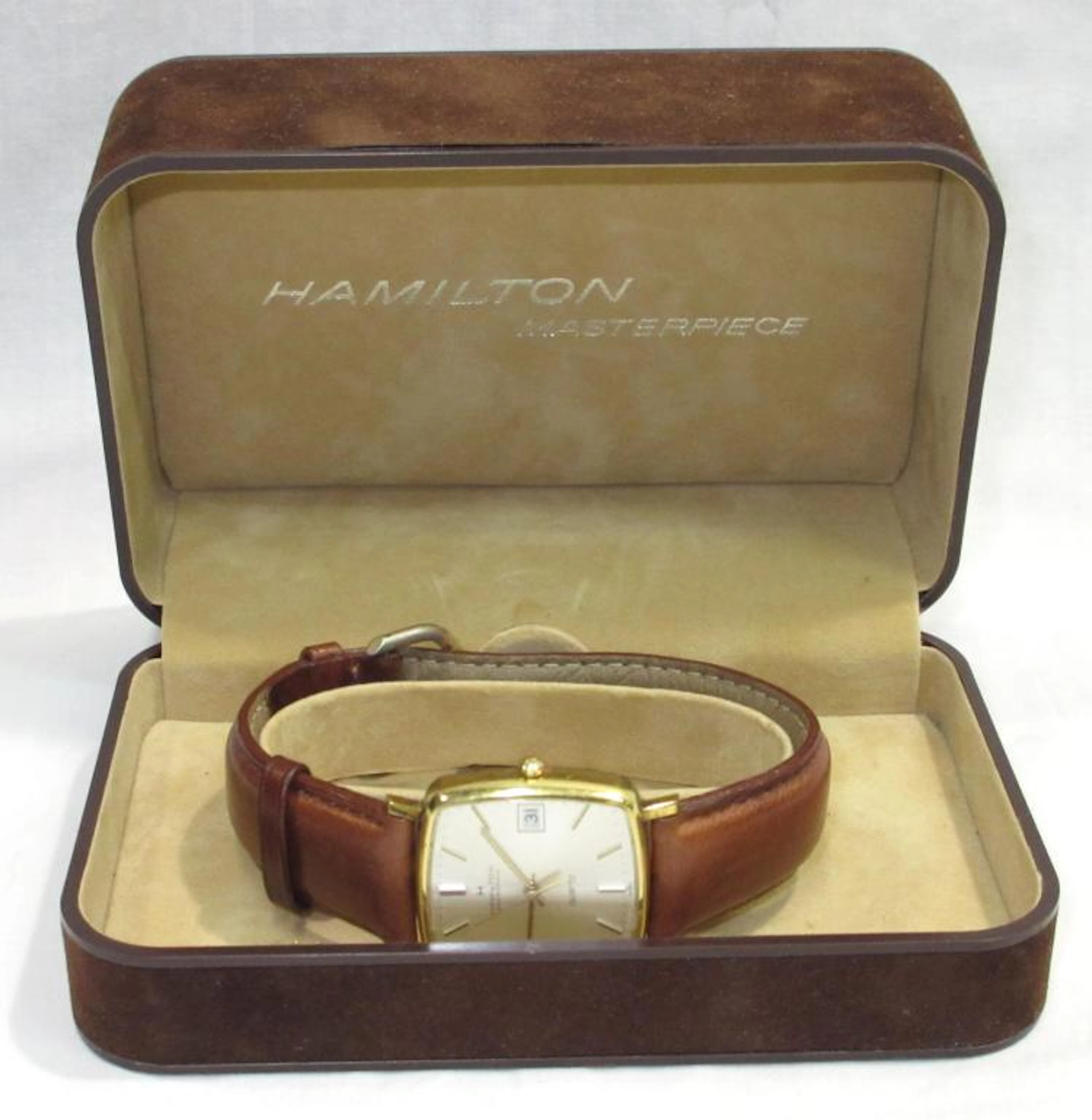 Vtg Hamilton Masterpiece Quartz Watch-Box'd