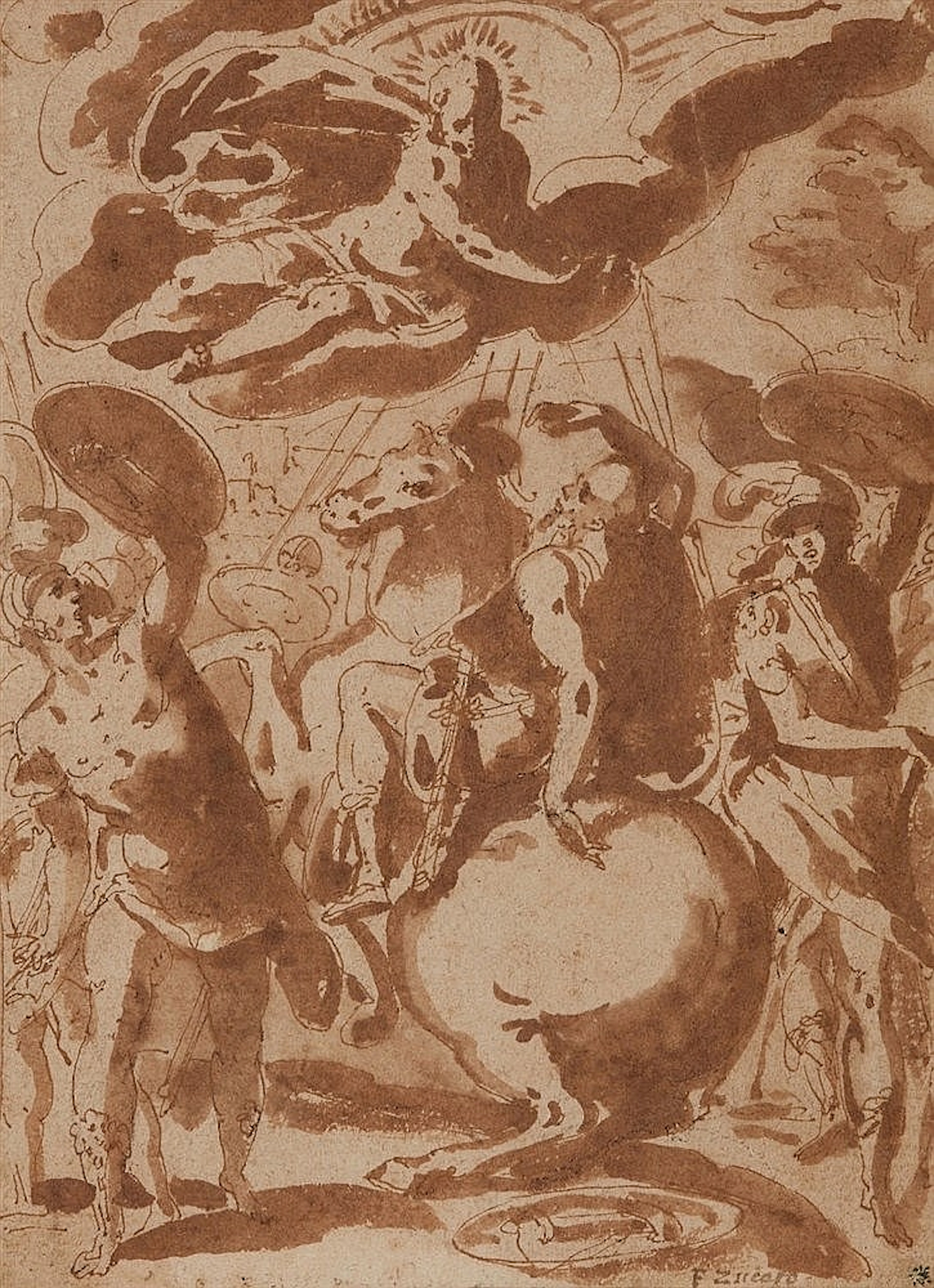 Federico Zuccari, attributed to, The Conversion of Saint Paul